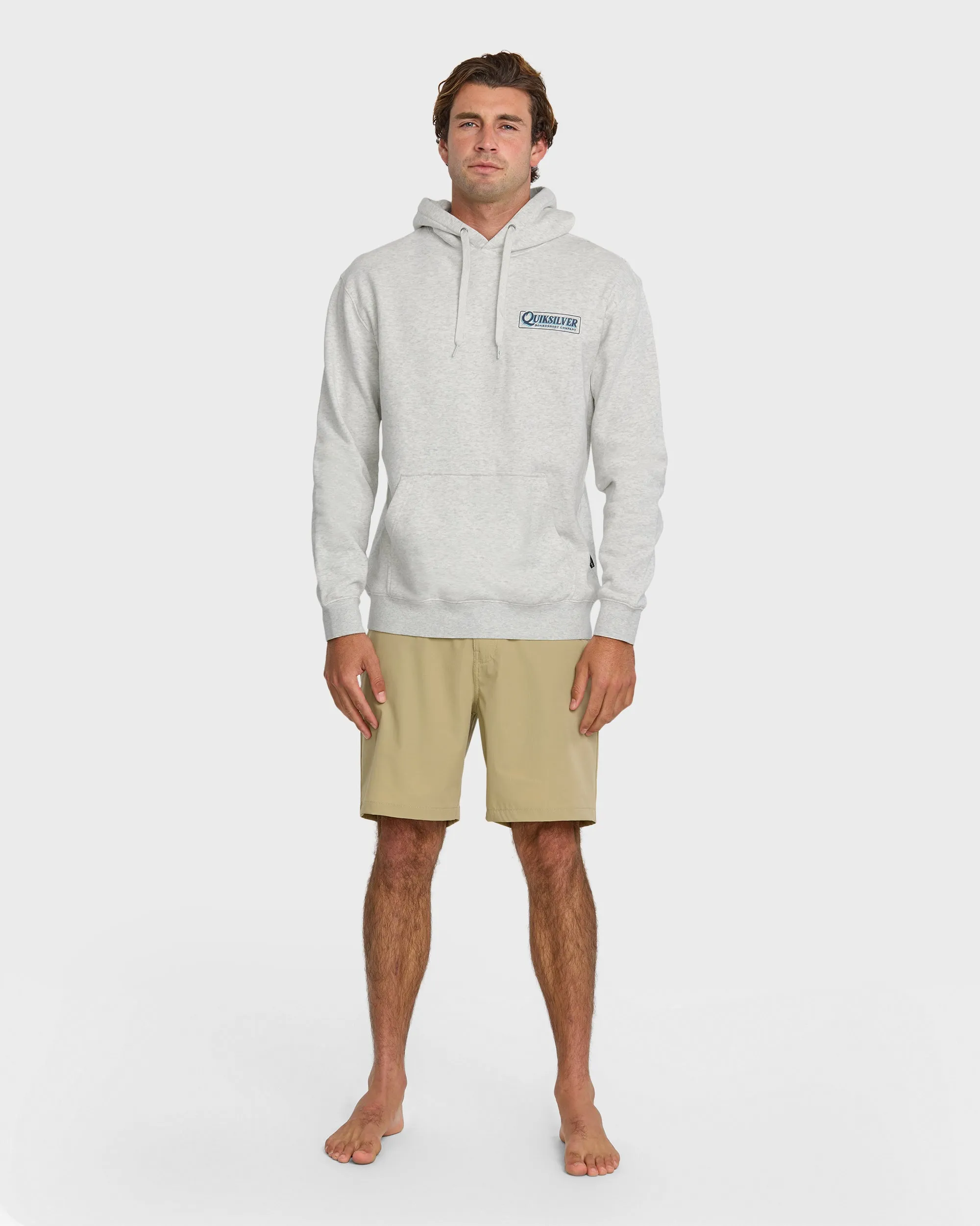 Graphic Hoodie - White/Heather sold by Quiksilver product image thumbnail 3