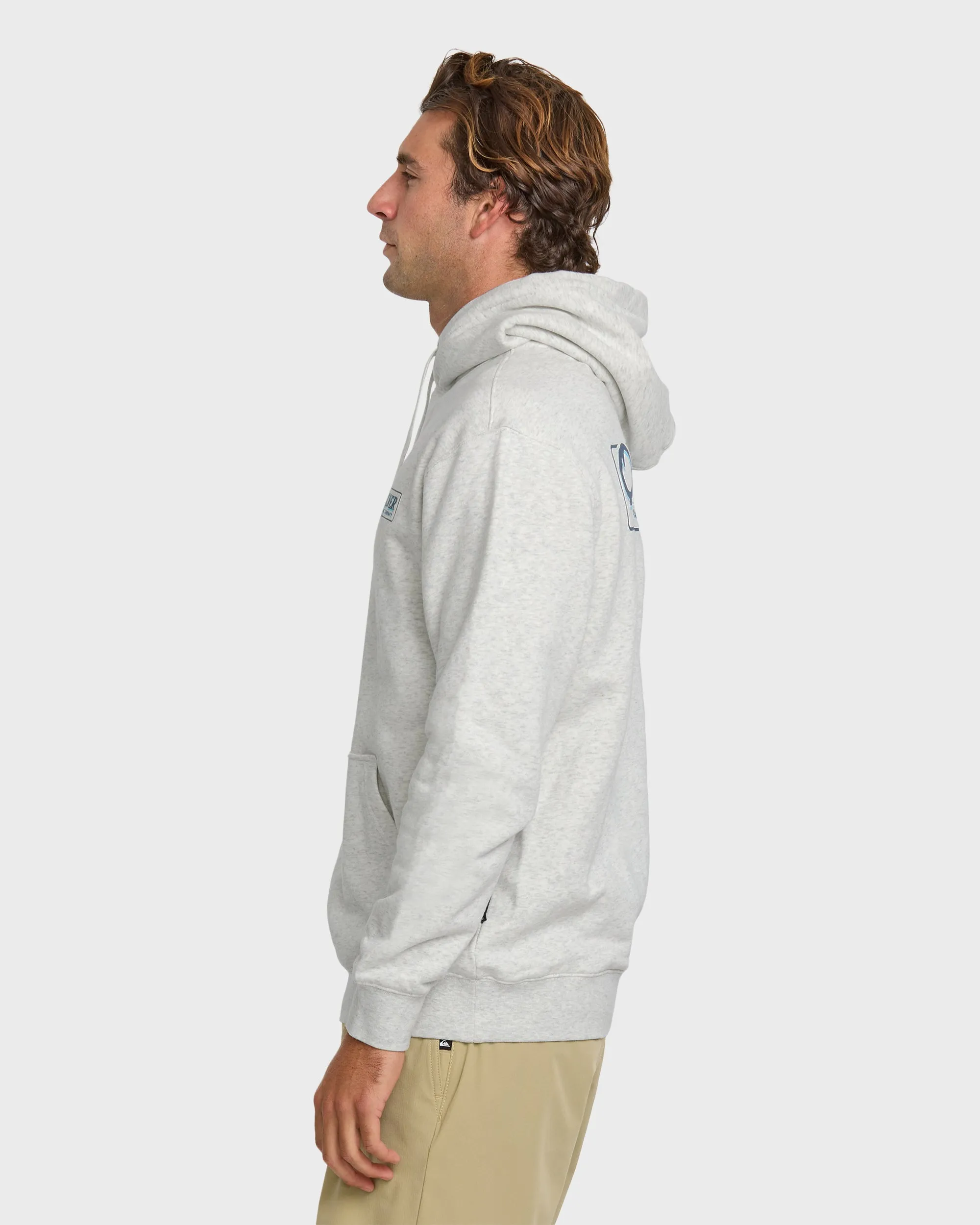 Graphic Hoodie - White/Heather sold by Quiksilver product image thumbnail 4