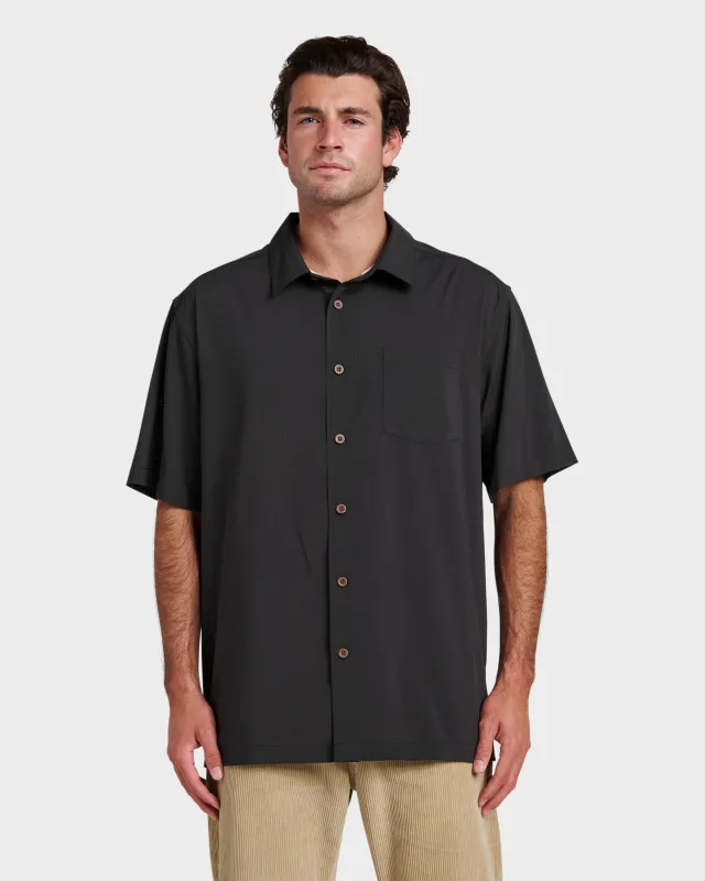 Chaser Short Sleeve Woven Shirt - Phantom sold by Quiksilver