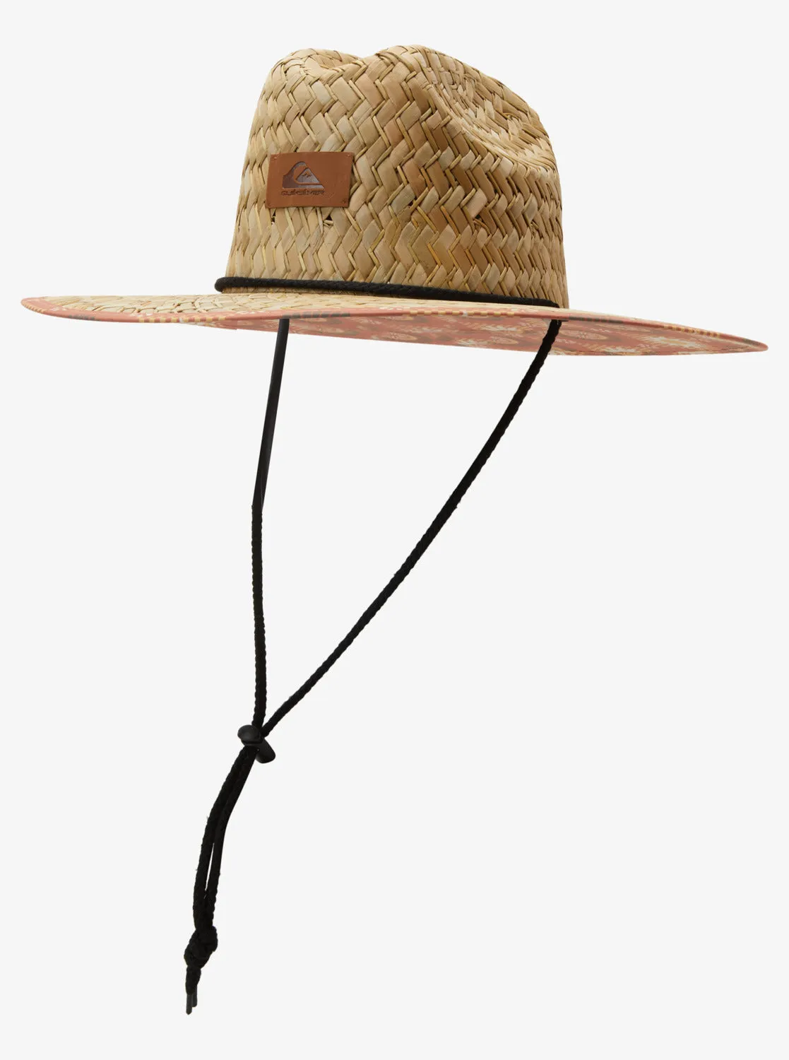 Outsider Straw Lifeguard Hat - Baked Clay sold by Quiksilver