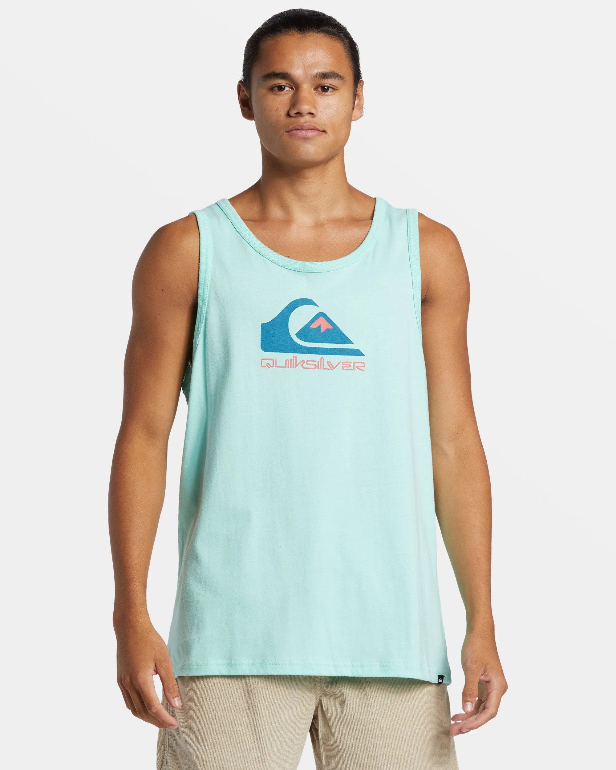 Comp Logo Tank - Beach Glass sold by Quiksilver
