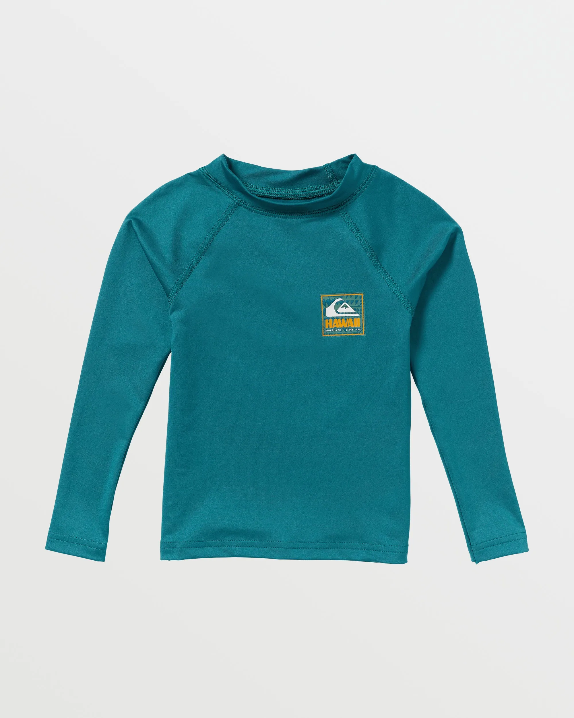 Boys 2-7 Hawaii Badge UPF50 Long Sleeve Rashguard - sold by Quiksilver