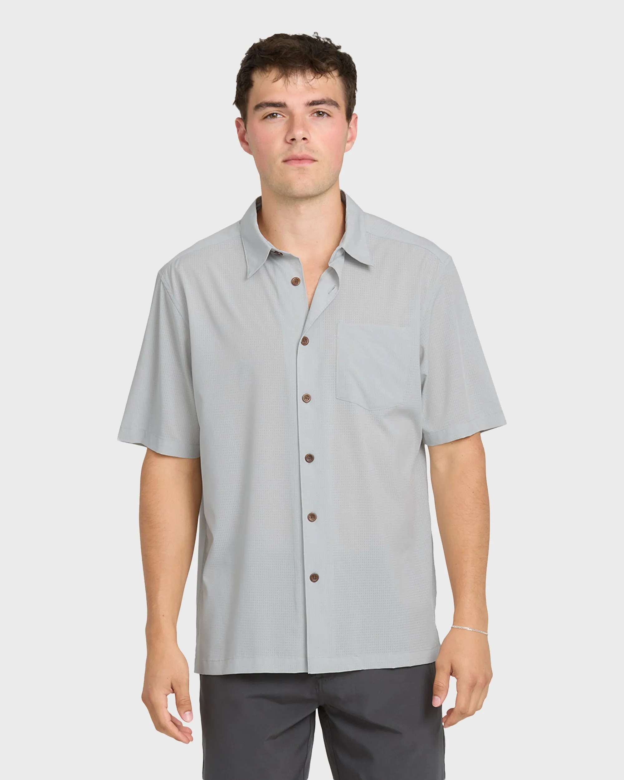 Chaser Short Sleeve Woven Shirt - High Rise sold by Quiksilver