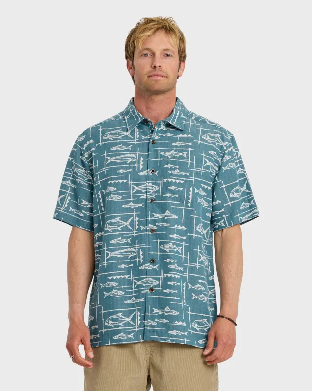 Waterman Topanga Short Sleeve Shirt - Tapestry sold by Quiksilver