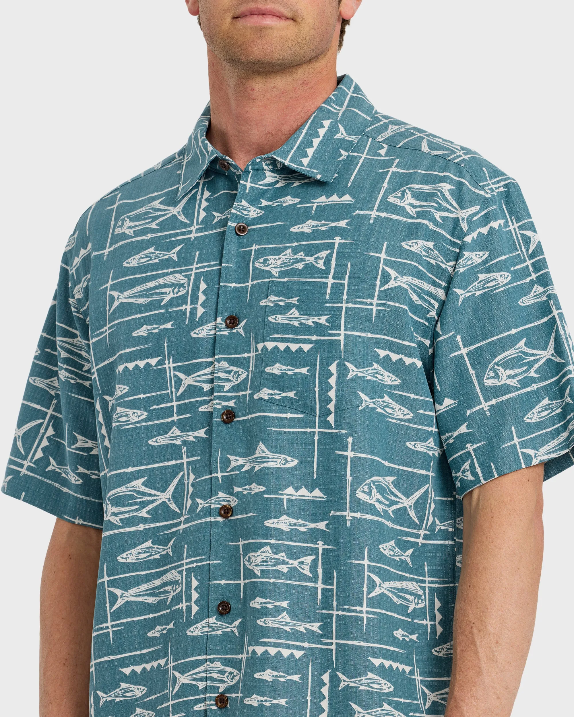Waterman Topanga Short Sleeve Shirt - Tapestry sold by Quiksilver product image thumbnail 5