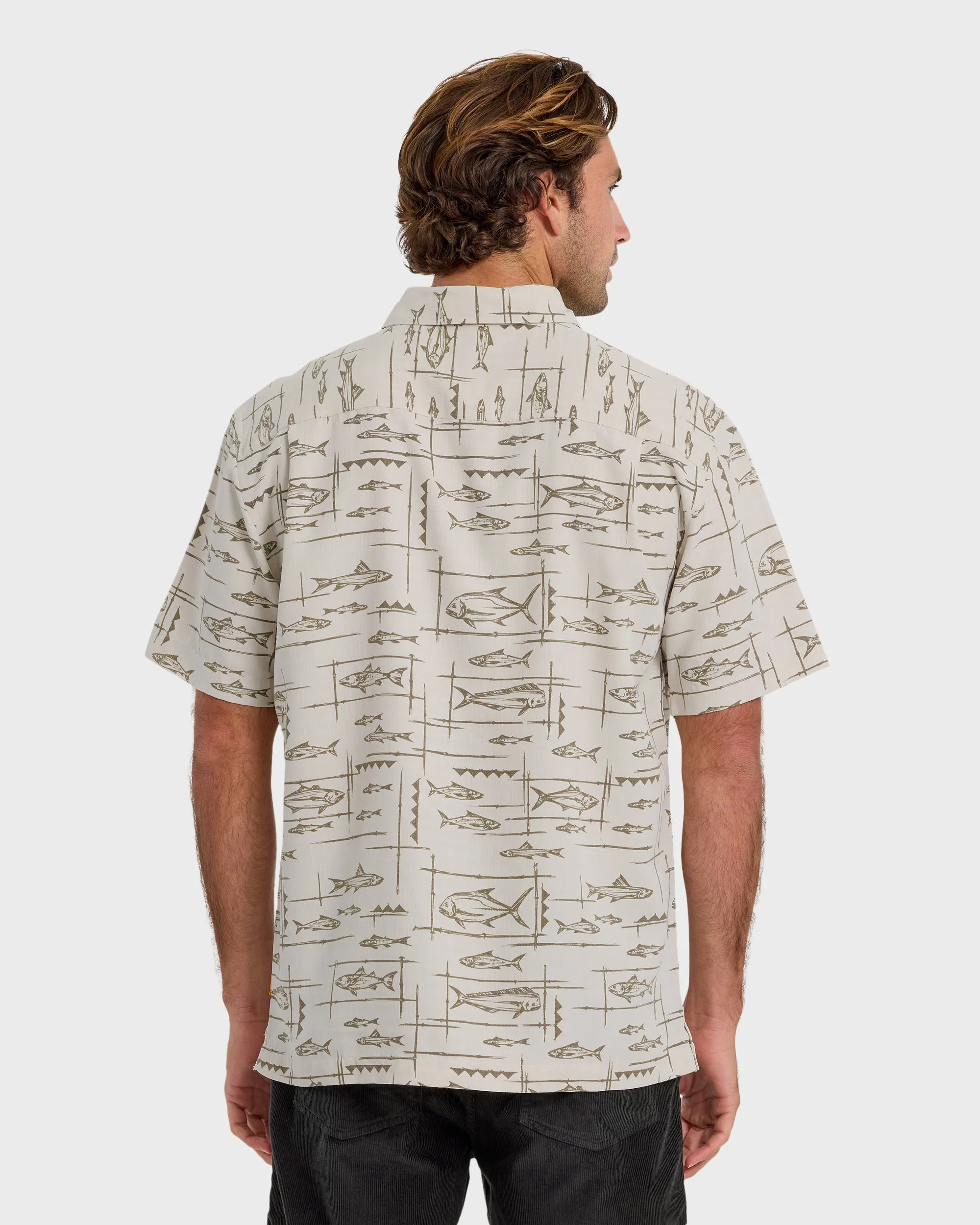 Waterman Topanga Short Sleeve Shirt - Moonbeam sold by Quiksilver product image thumbnail 2
