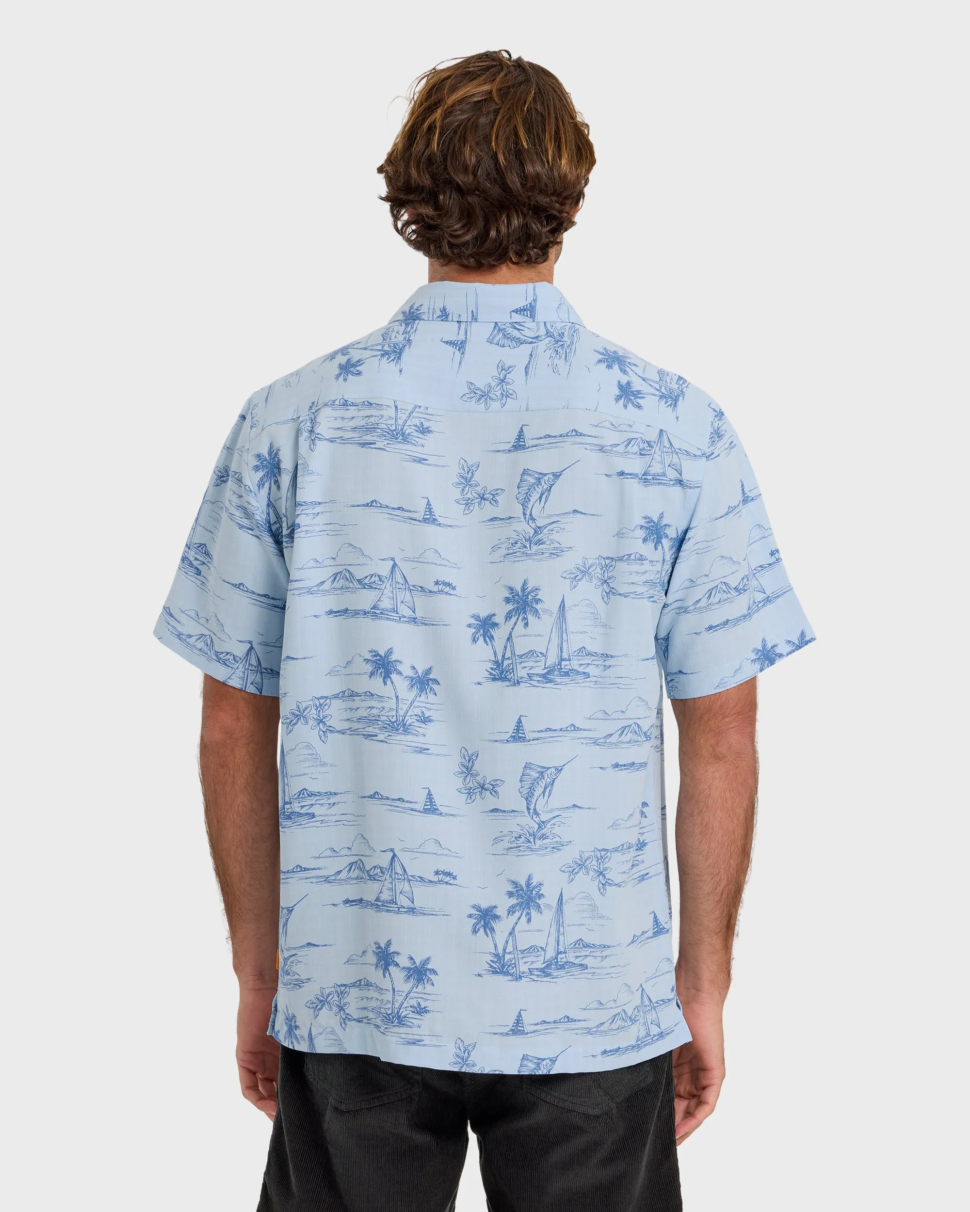 Waterman Sail Away Short Sleeve Shirt - Skyway sold by Quiksilver product image thumbnail 2