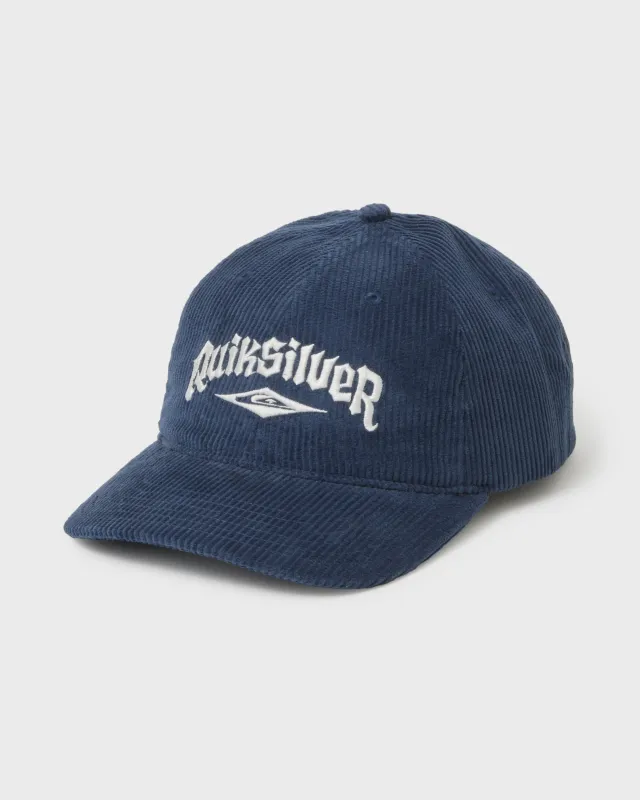 Waveular Corduroy Snapback Hat - Dark Denim sold by Quiksilver