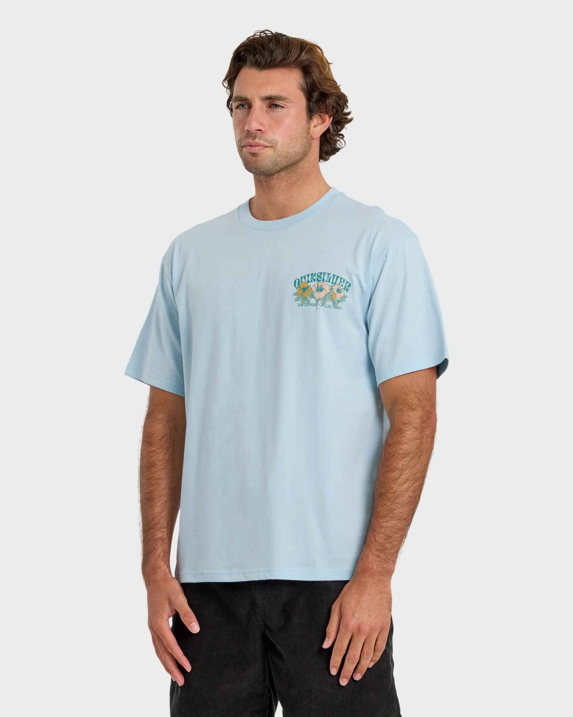 Waterman Las Flores Sueded Short Sleeve T-Shirt - Skyway sold by Quiksilver product image thumbnail 4