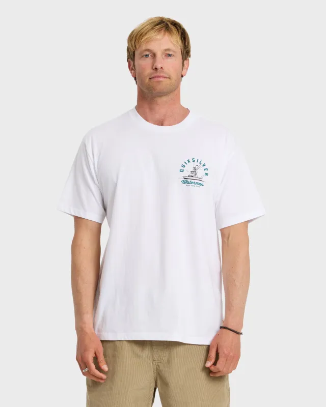 Waterman Early Morning Sueded Short Sleeve T-Shirt - White made by Quiksilver