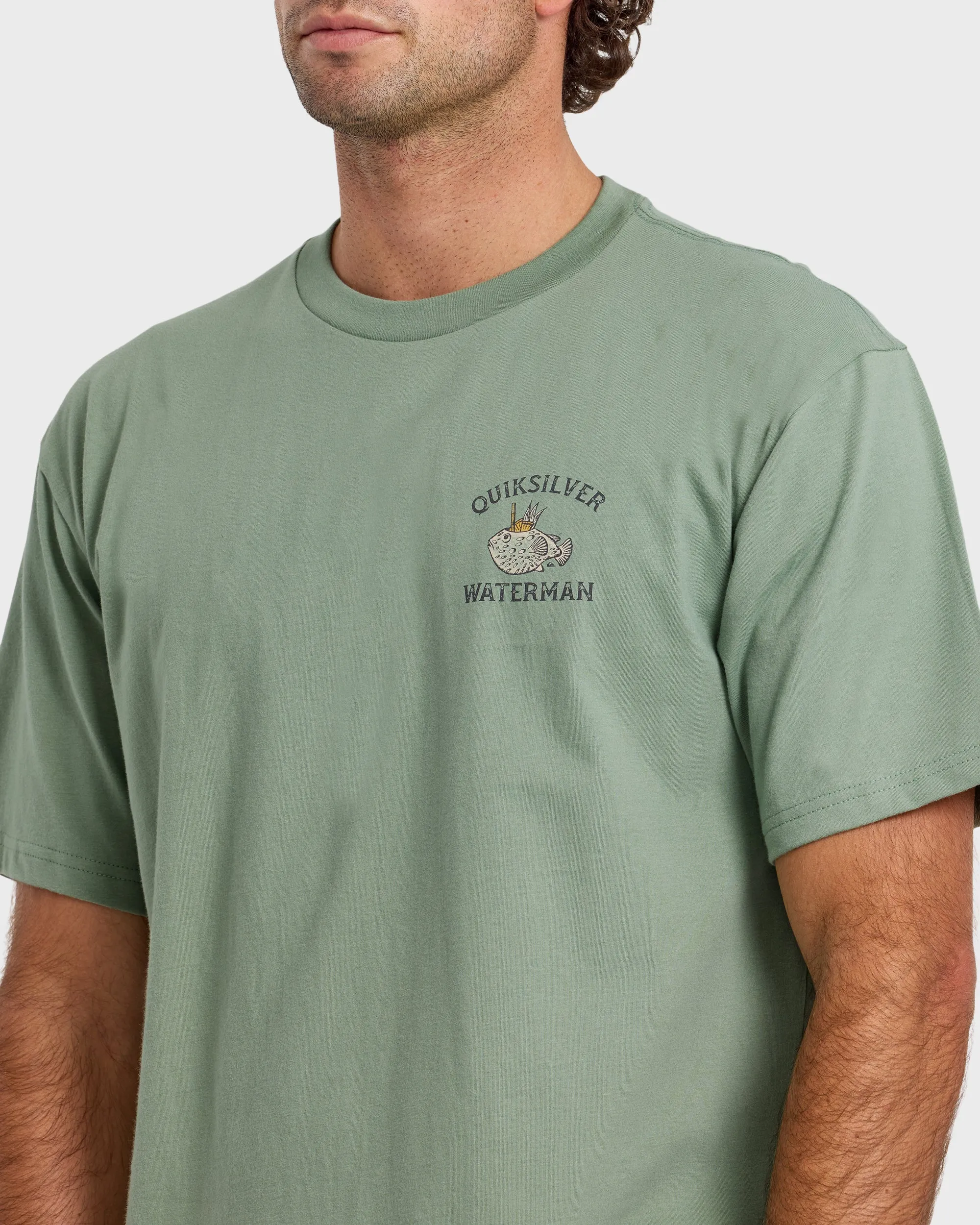 Waterman Mai Tai Time Short Sleeve T‑Shirt - Lily Pad sold by Quiksilver product image thumbnail 5