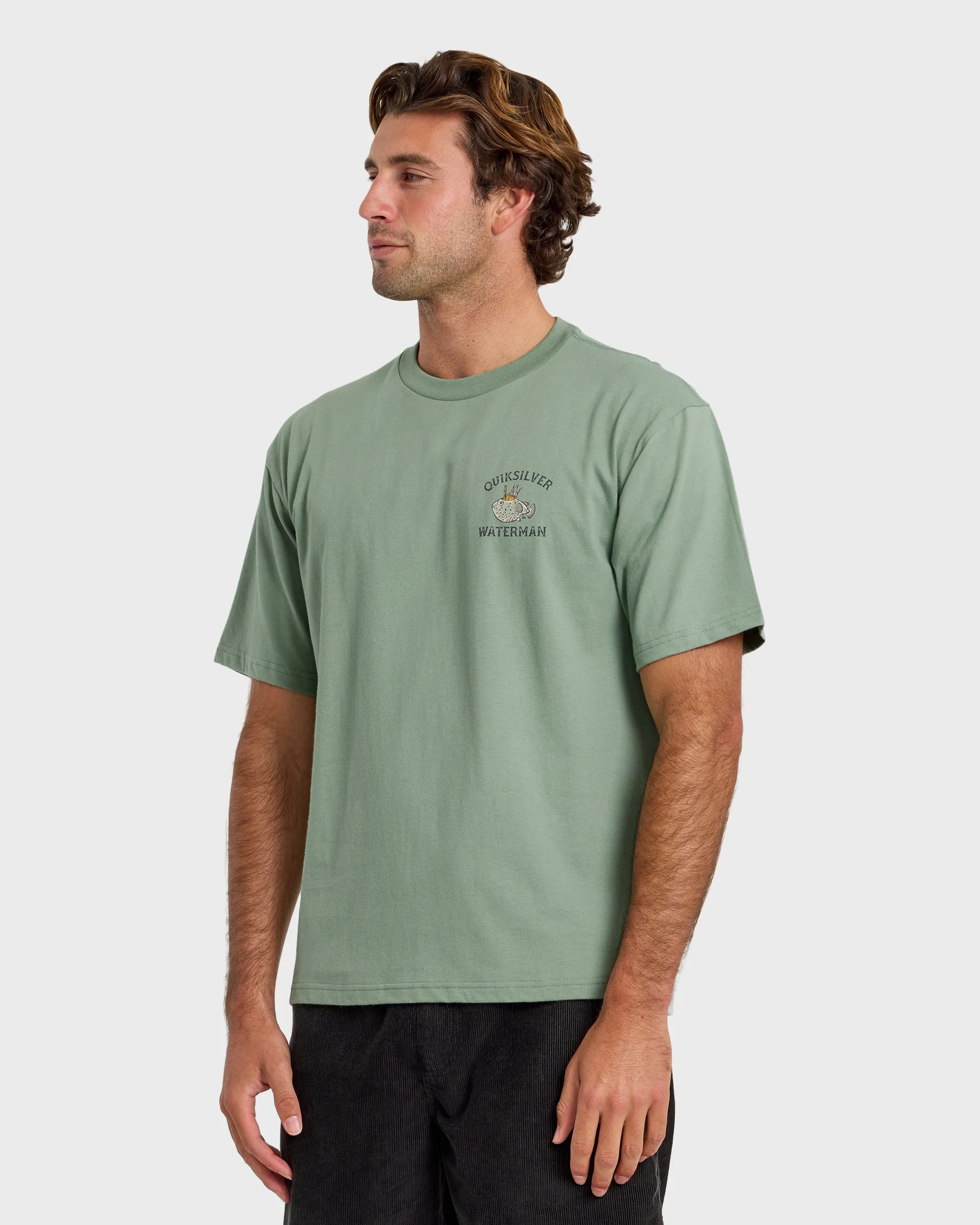 Waterman Mai Tai Time Short Sleeve T‑Shirt - Lily Pad sold by Quiksilver product image thumbnail 4