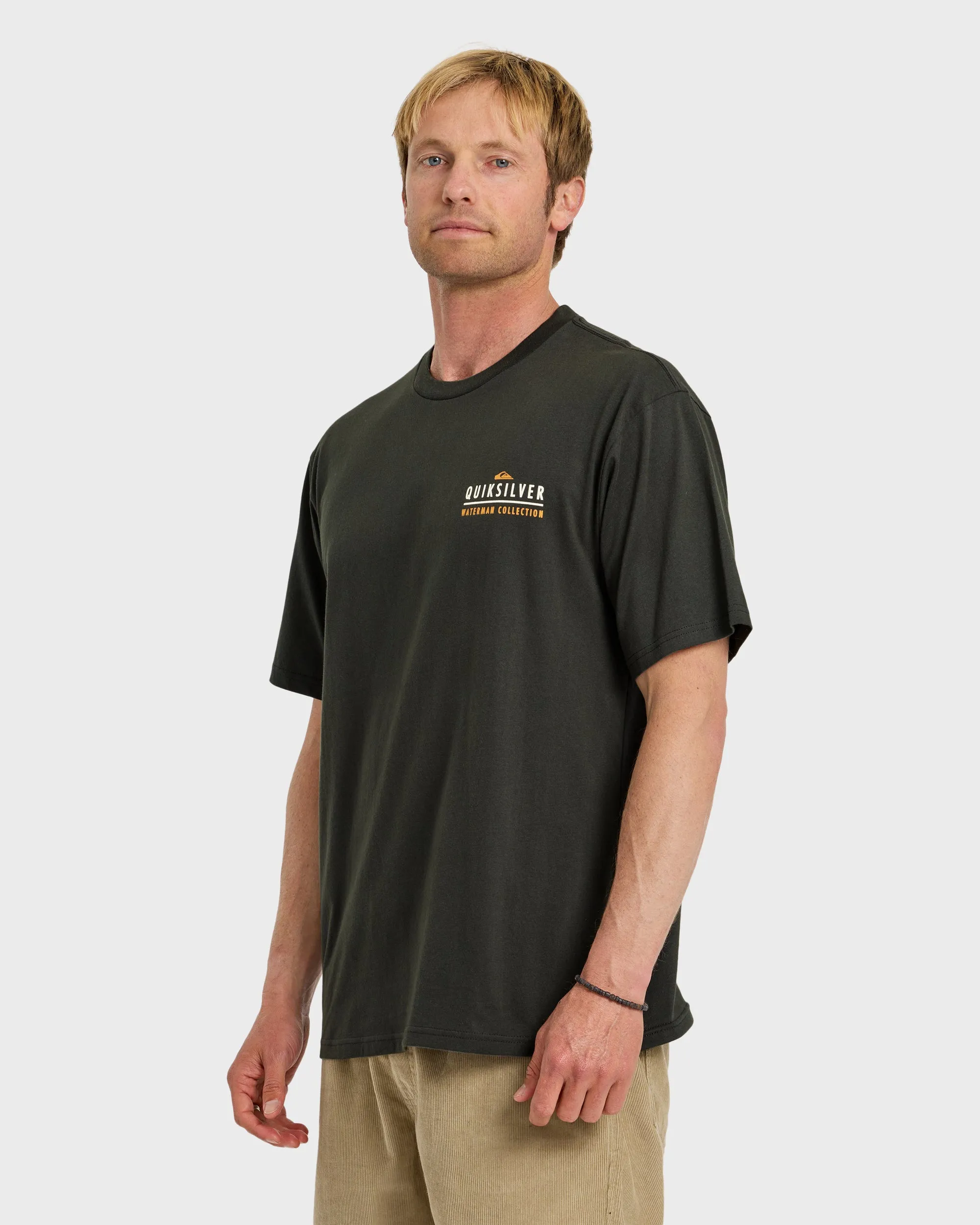 Waterman Off The Grid Sueded Short Sleeve T-Shirt - Phantom sold by Quiksilver product image thumbnail 4