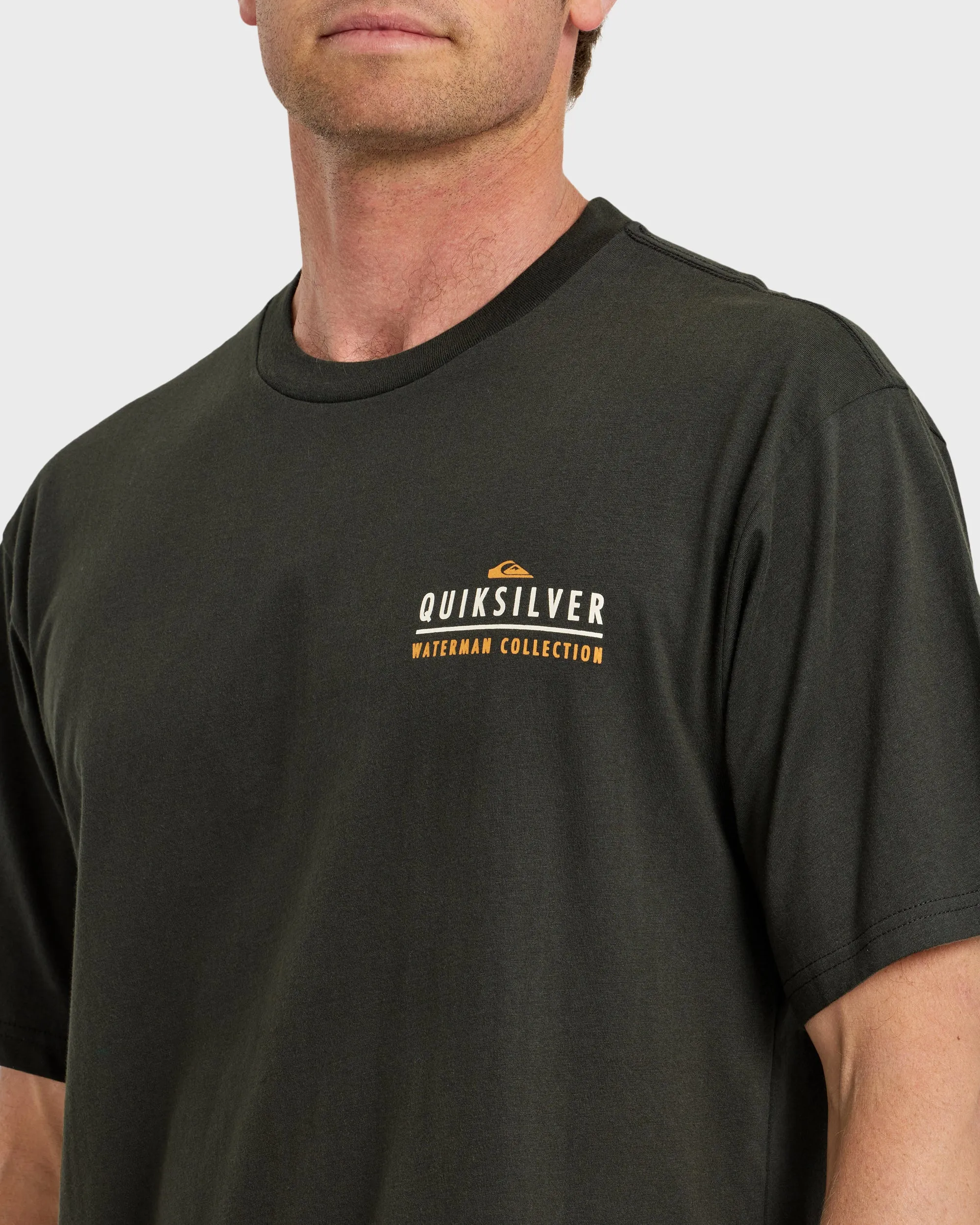 Waterman Off The Grid Sueded Short Sleeve T-Shirt - Phantom sold by Quiksilver product image thumbnail 5