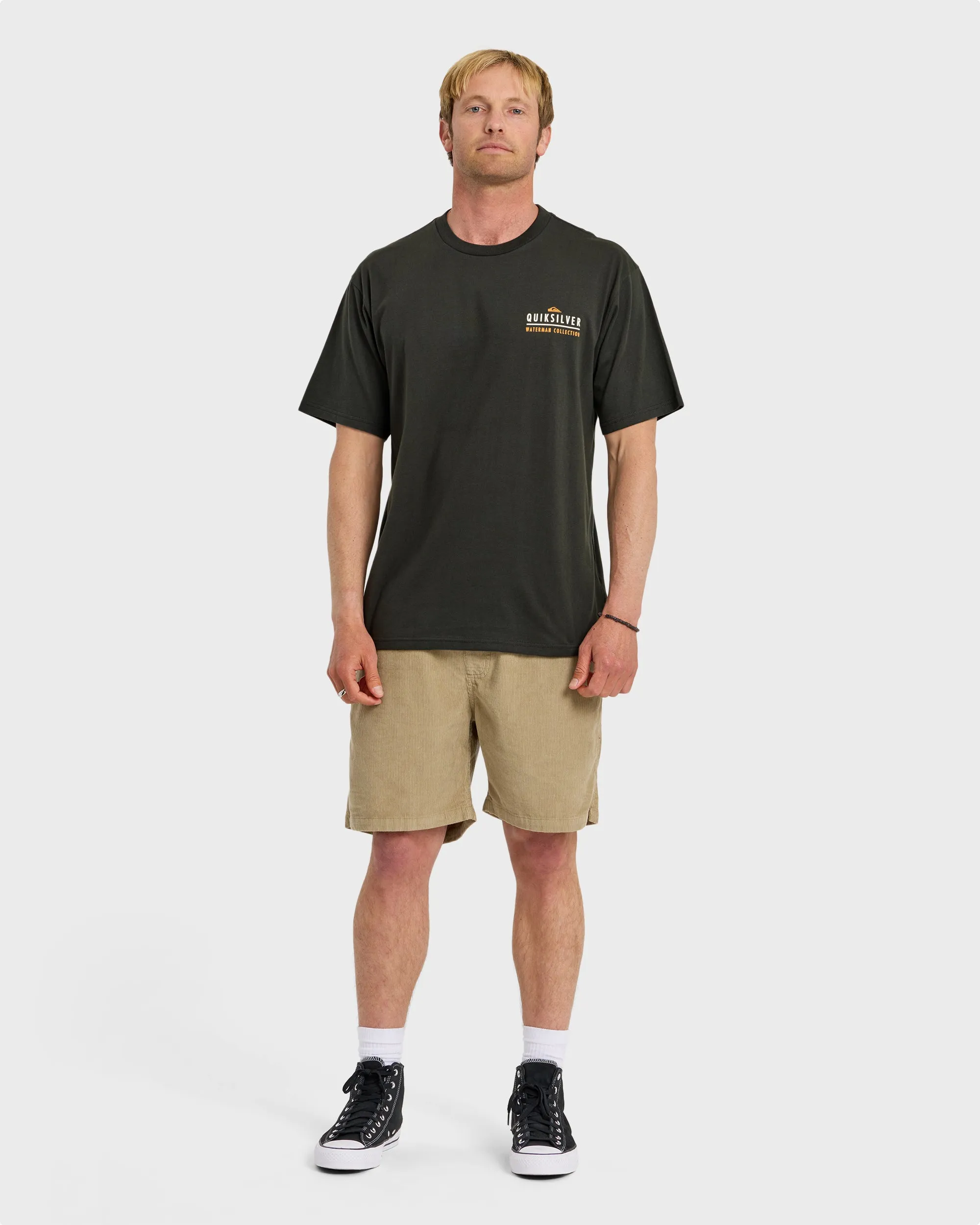 Waterman Off The Grid Sueded Short Sleeve T-Shirt - Phantom sold by Quiksilver product image thumbnail 3