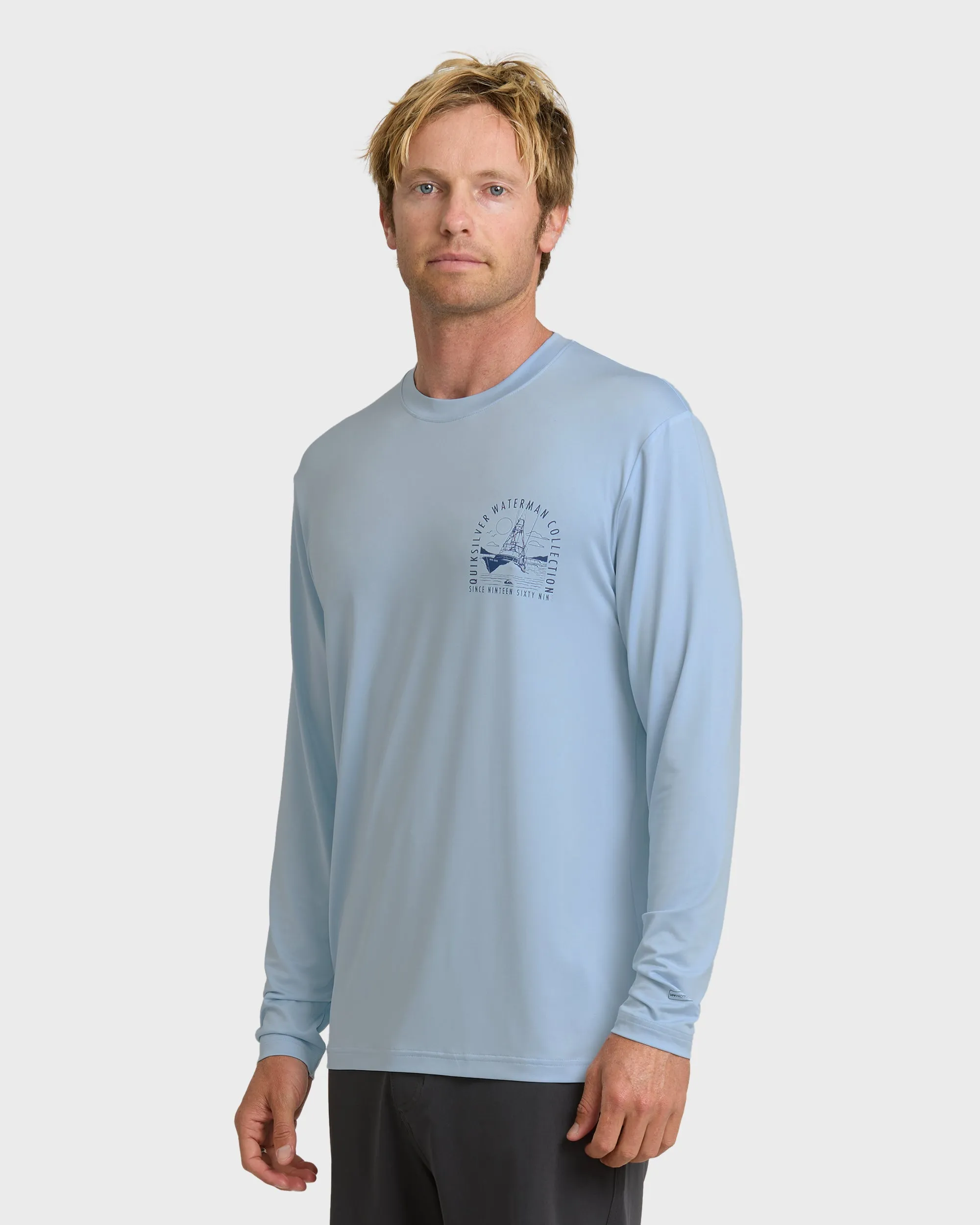Waterman Cool Breeze UPF 50 Long Sleeve Surf Shirt - Skyway sold by Quiksilver product image thumbnail 4