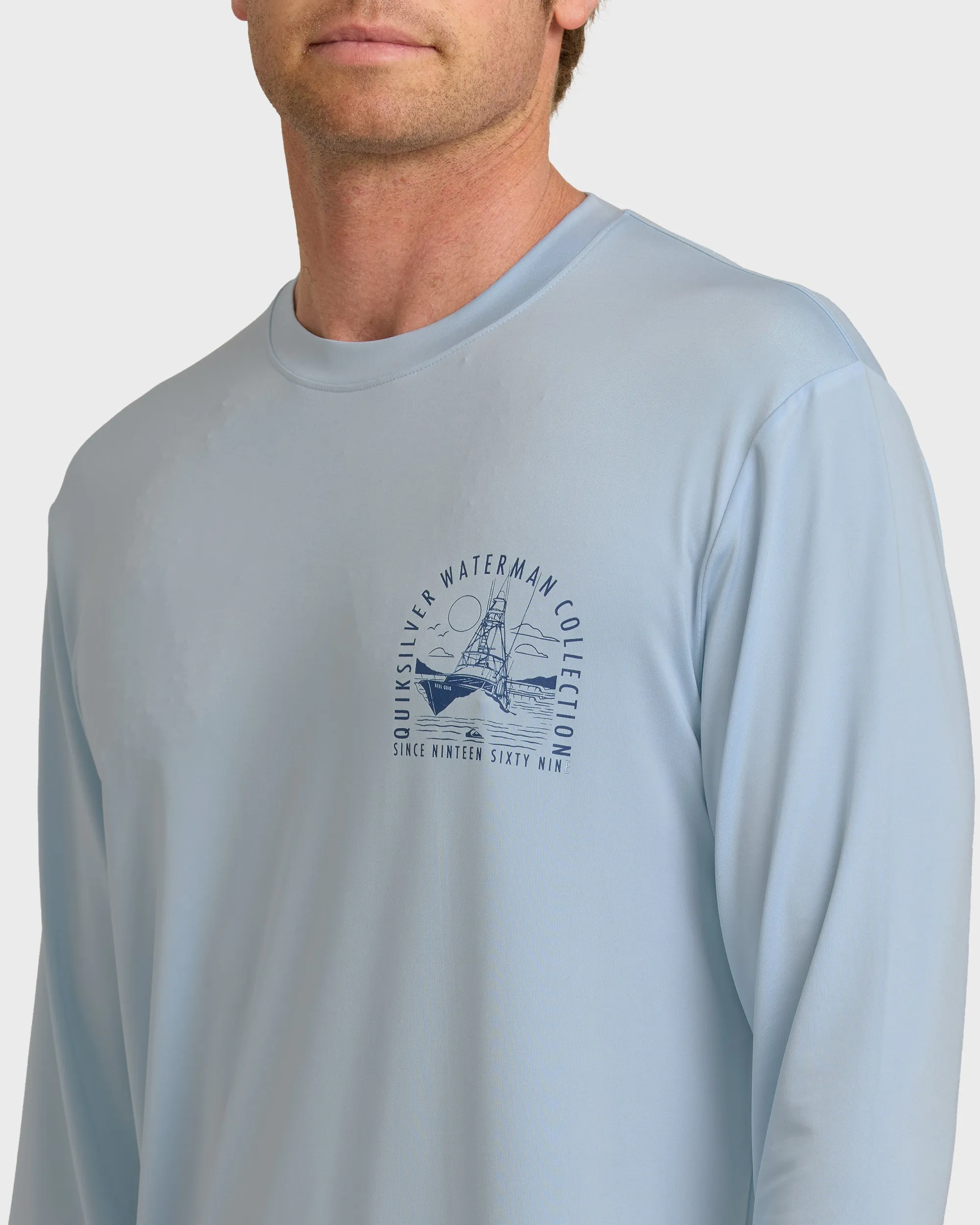 Waterman Cool Breeze UPF 50 Long Sleeve Surf Shirt - Skyway sold by Quiksilver product image thumbnail 5