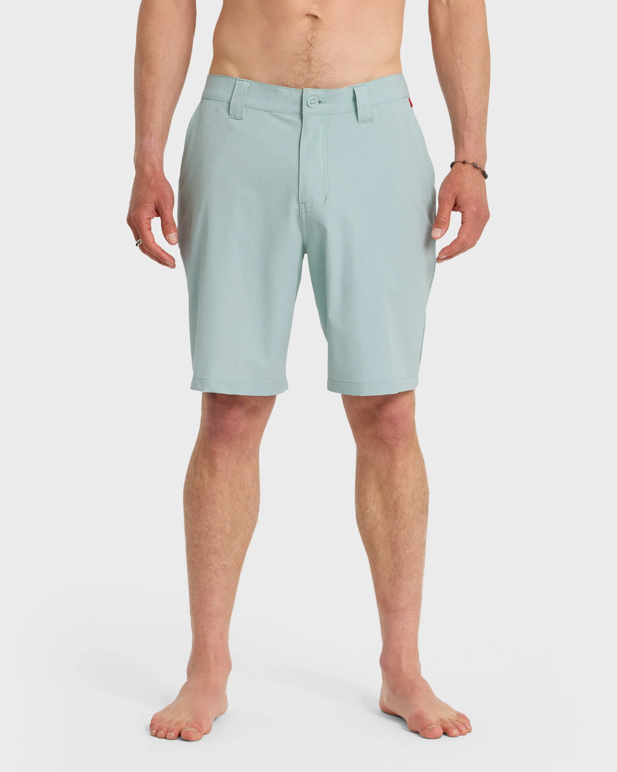 Union Heather Amphibian 20" Hybrid Shorts - Blue Haze sold by Quiksilver