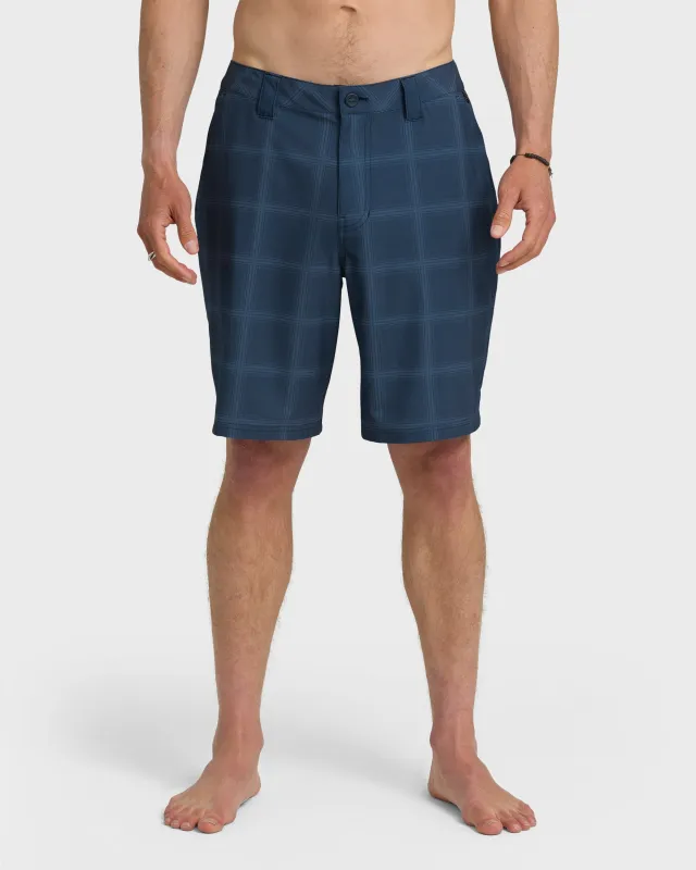 Union Print Amphibian 20" Hybrid Shorts - Dark Denim sold by Quiksilver
