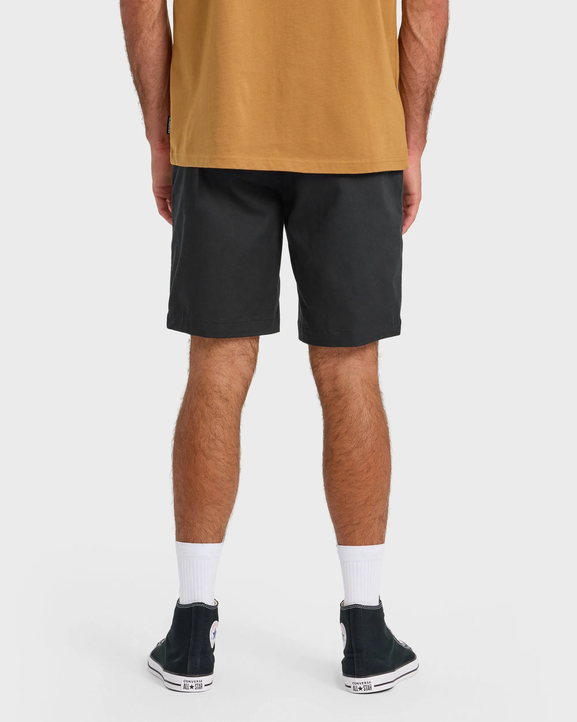 Union Stretch Amphibian 20" Chino Hybrid Shorts - Black sold by Quiksilver product image thumbnail 2