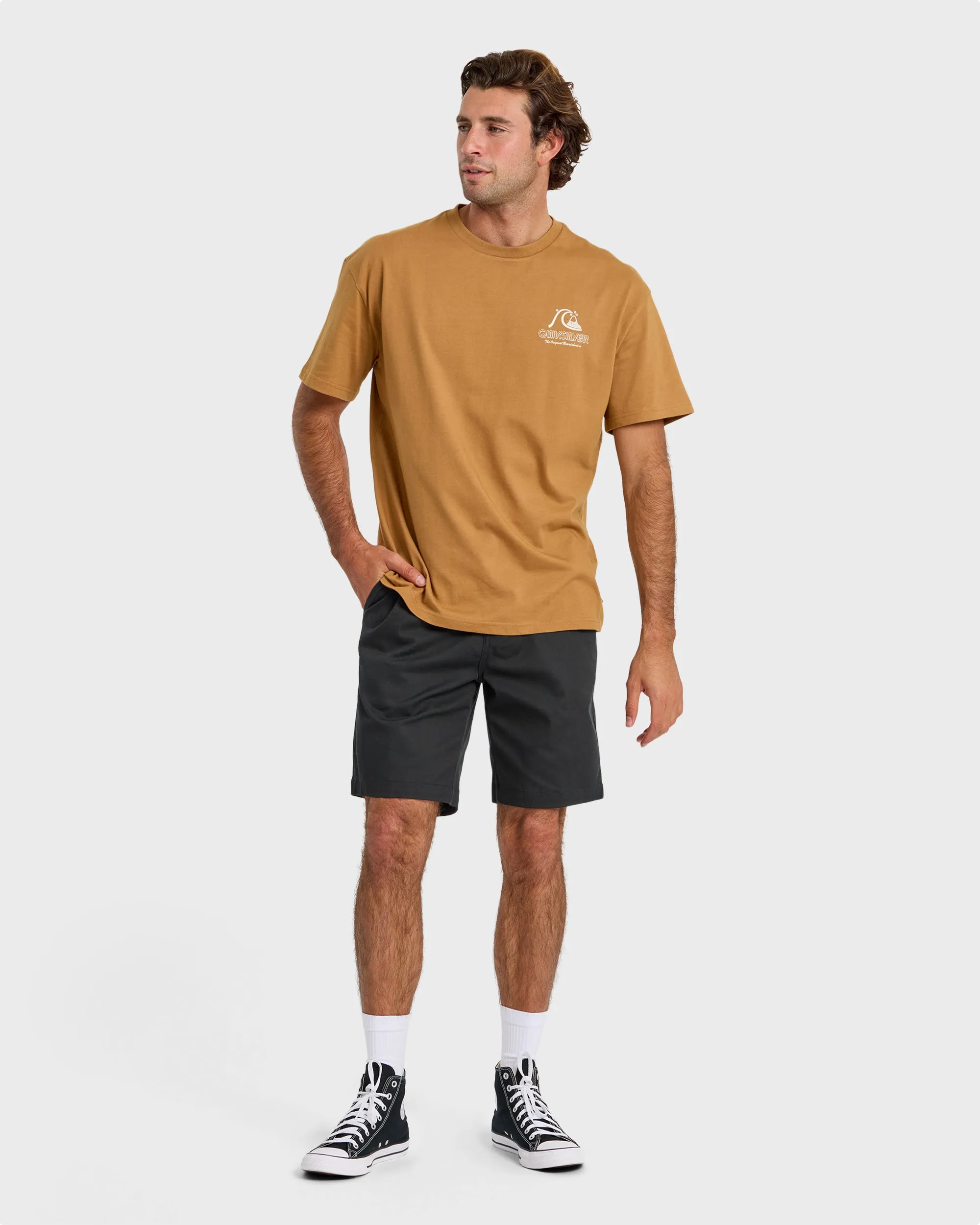 Union Stretch Amphibian 20" Chino Hybrid Shorts - Black sold by Quiksilver product image thumbnail 3