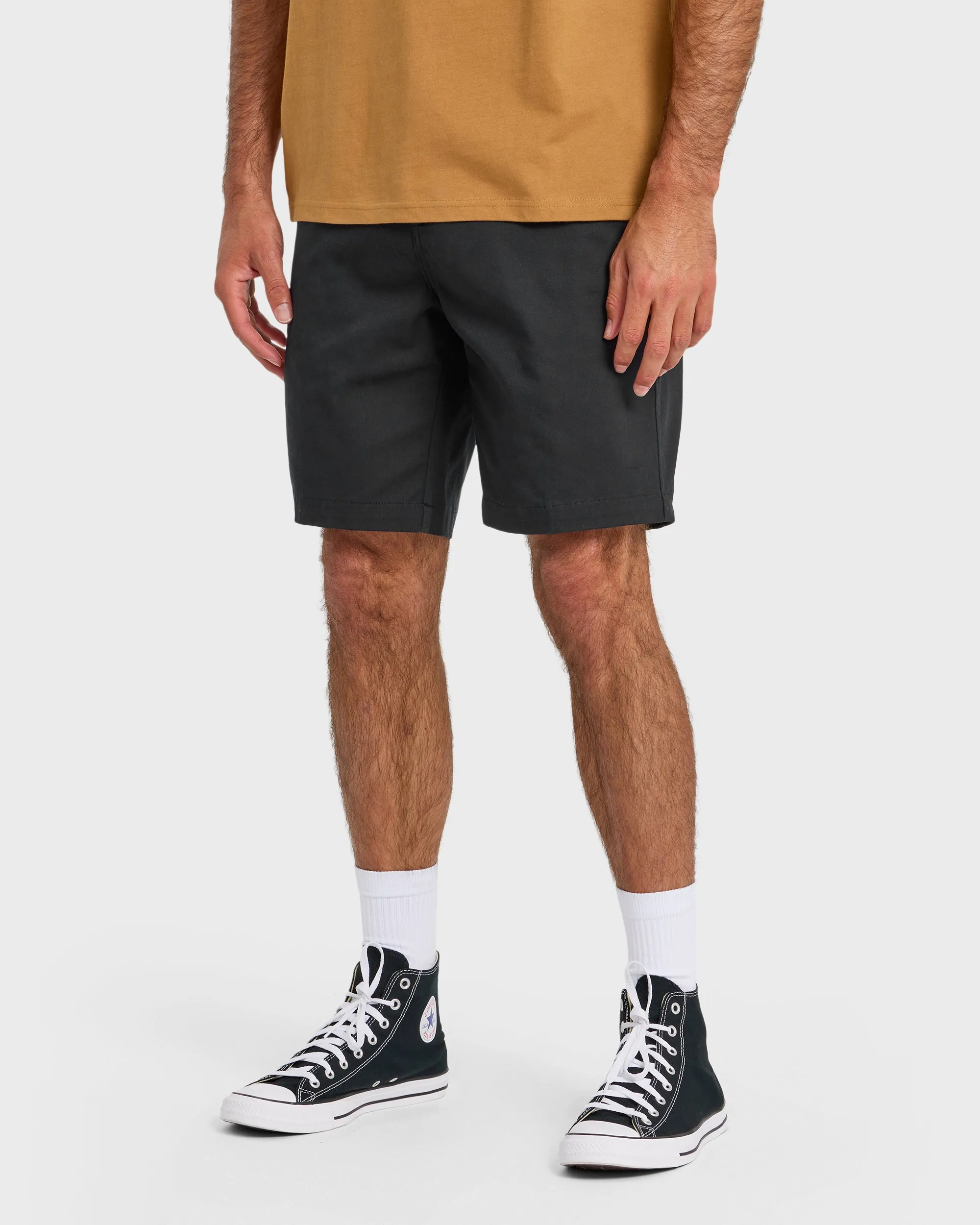 Union Stretch Amphibian 20" Chino Hybrid Shorts - Black sold by Quiksilver product image thumbnail 4