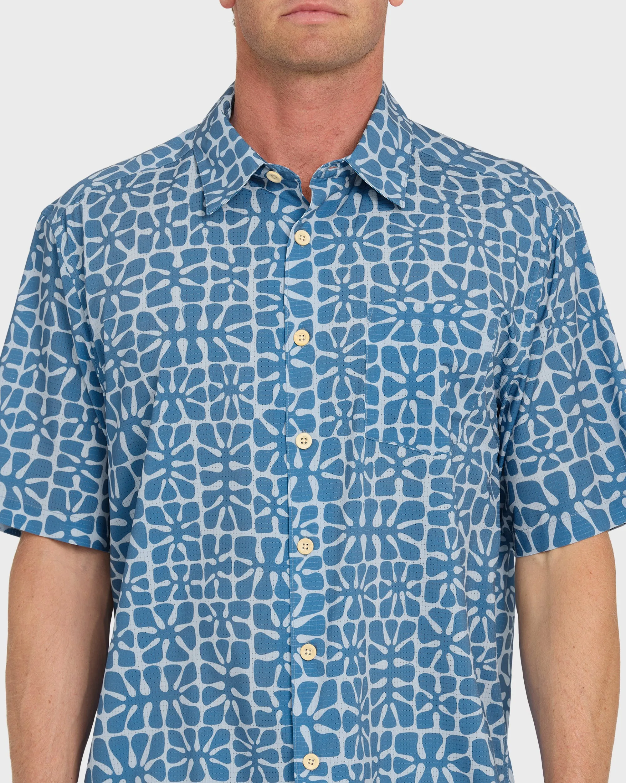 Waterman Coral Sea Performance Short Sleeve Shirt - Skyway sold by Quiksilver product image thumbnail 5
