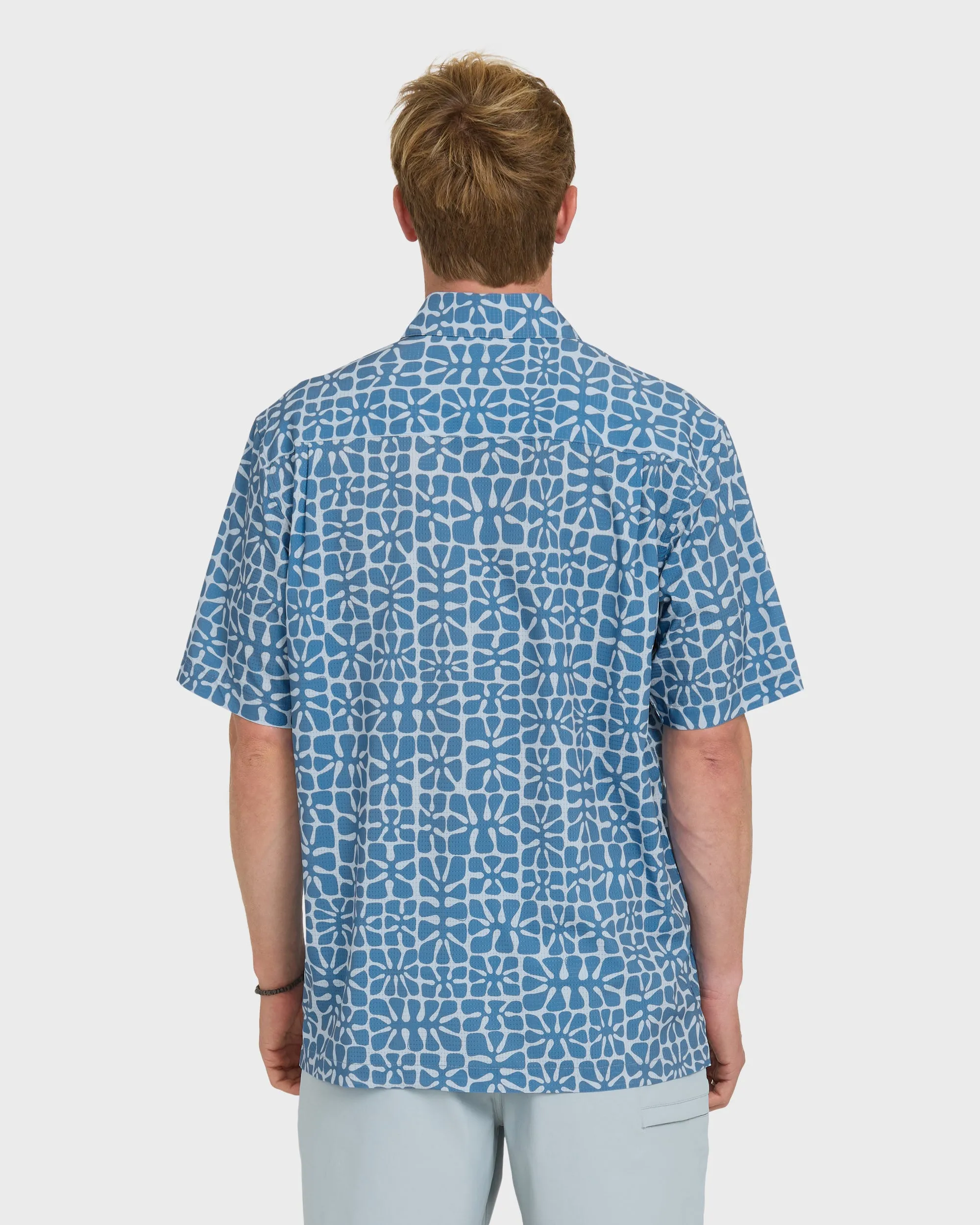 Waterman Coral Sea Performance Short Sleeve Shirt - Skyway sold by Quiksilver product image thumbnail 2
