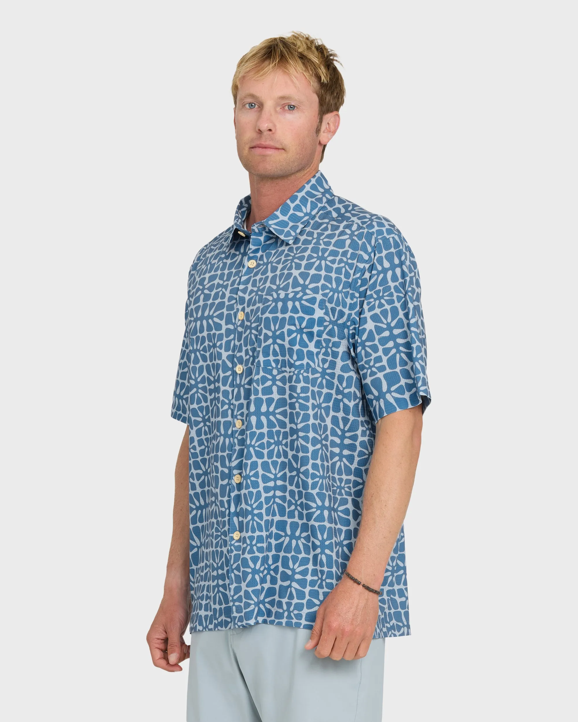 Waterman Coral Sea Performance Short Sleeve Shirt - Skyway sold by Quiksilver product image thumbnail 4