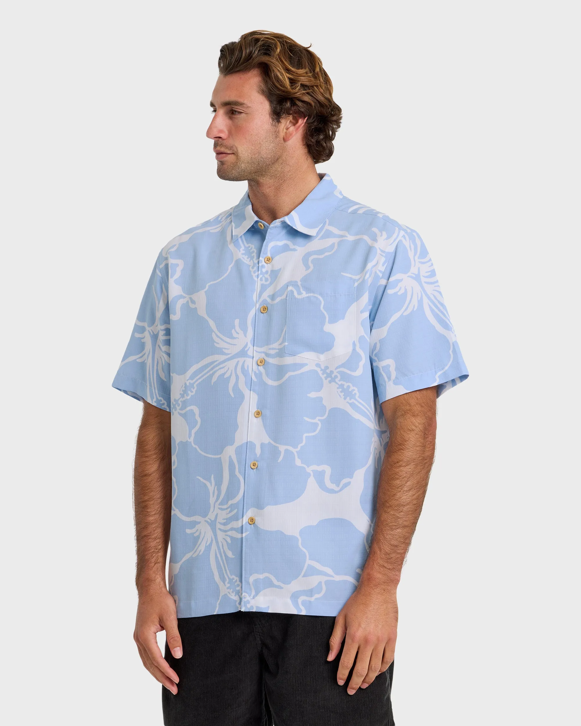 Waterman Bay Breeze Short Sleeve Shirt - Skyway sold by Quiksilver product image thumbnail 4