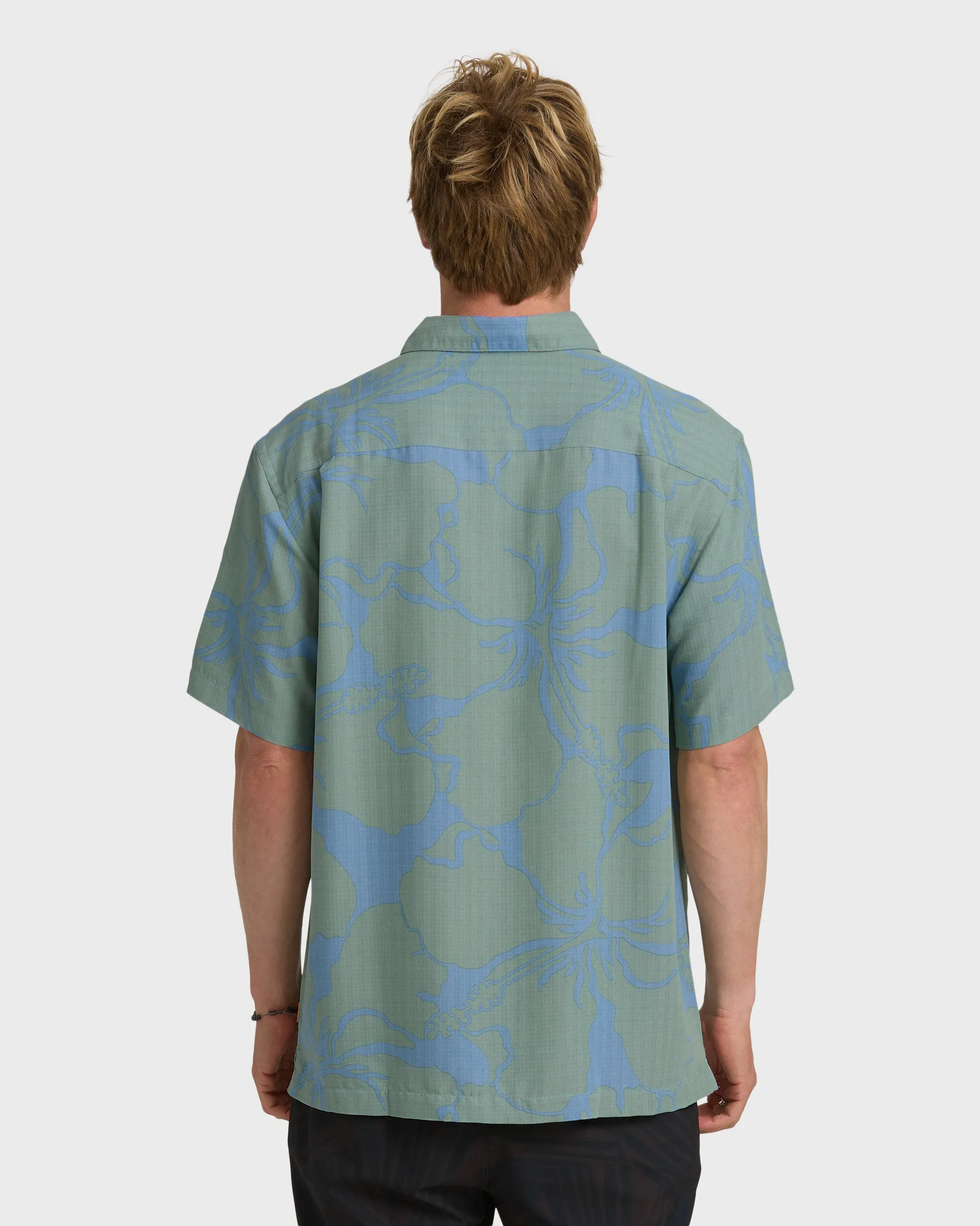 Waterman Bay Breeze Short Sleeve Shirt - Lily Pad sold by Quiksilver product image thumbnail 2