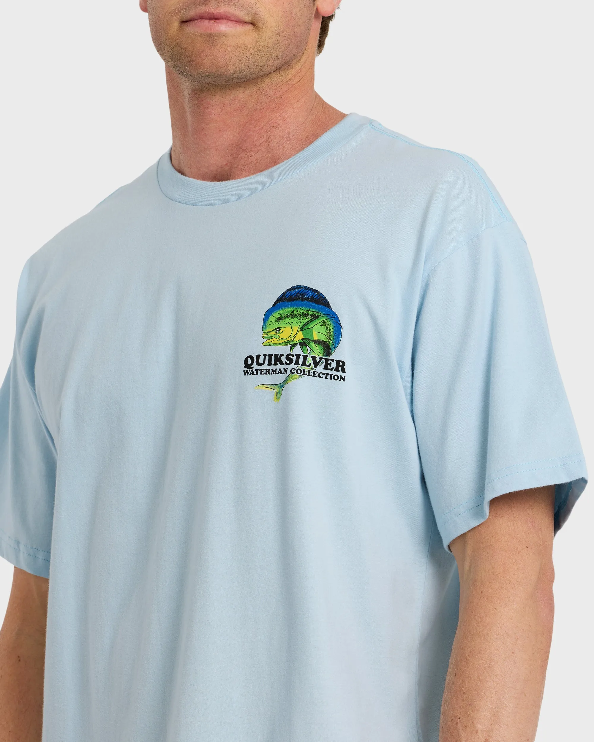 Waterman Big Bull Sueded Short Sleeve T-Shirt - Skyway sold by Quiksilver product image thumbnail 5