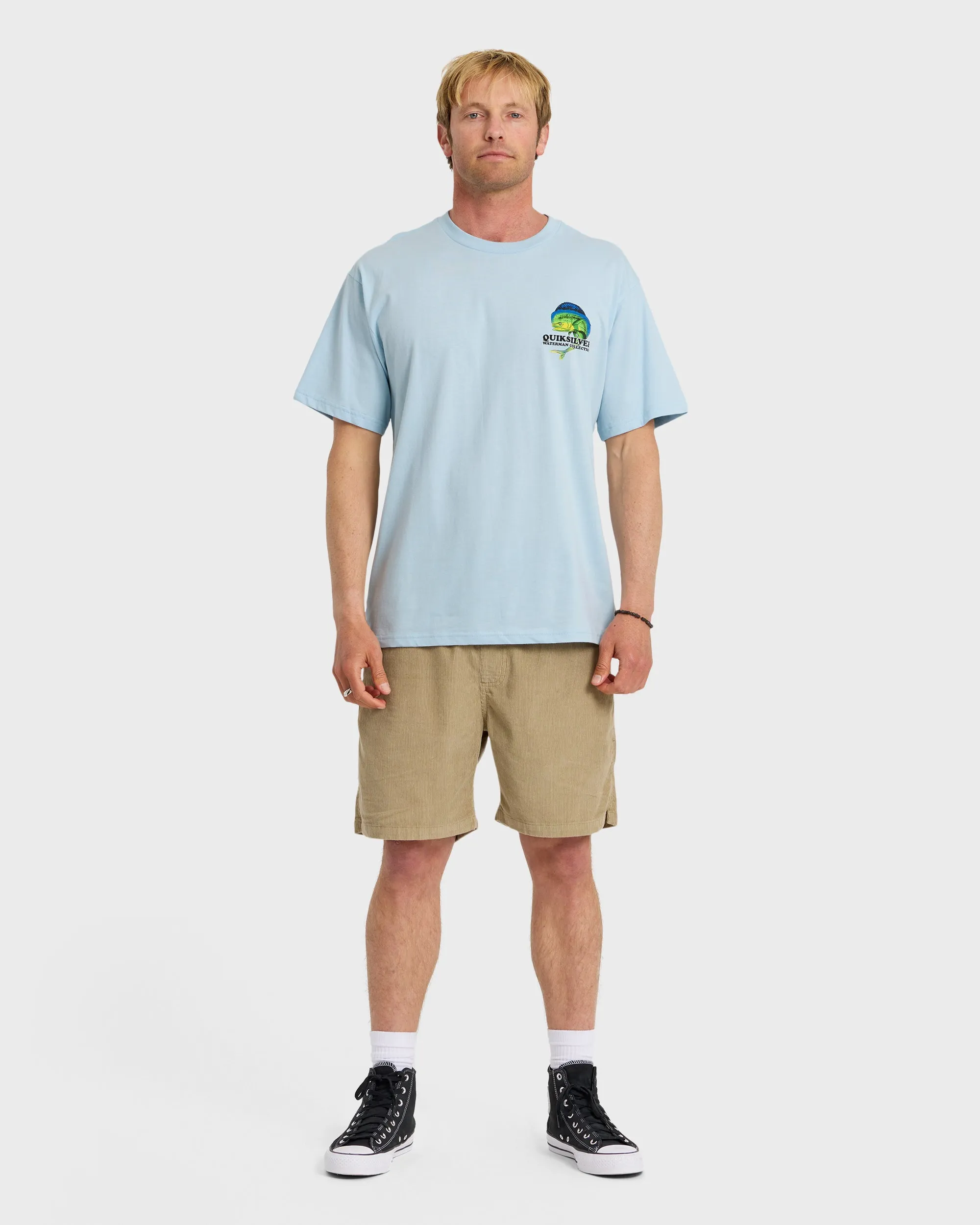 Waterman Big Bull Sueded Short Sleeve T-Shirt - Skyway sold by Quiksilver product image thumbnail 3