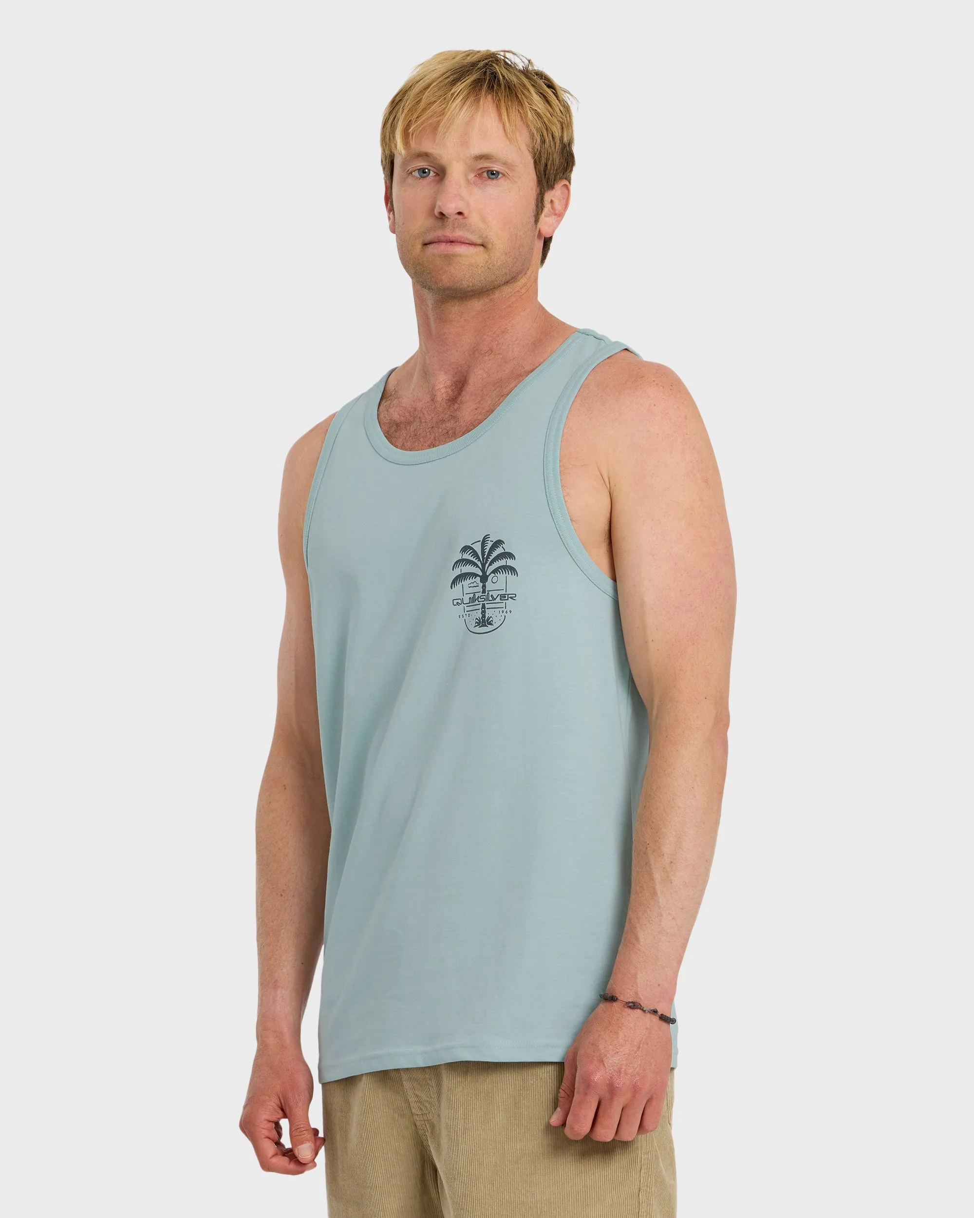 Uno Palm Tank - Blue Haze sold by Quiksilver product image thumbnail 4
