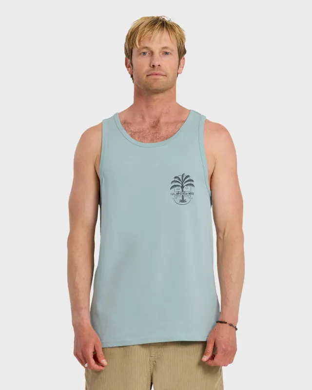 Uno Palm Tank - Blue Haze sold by Quiksilver