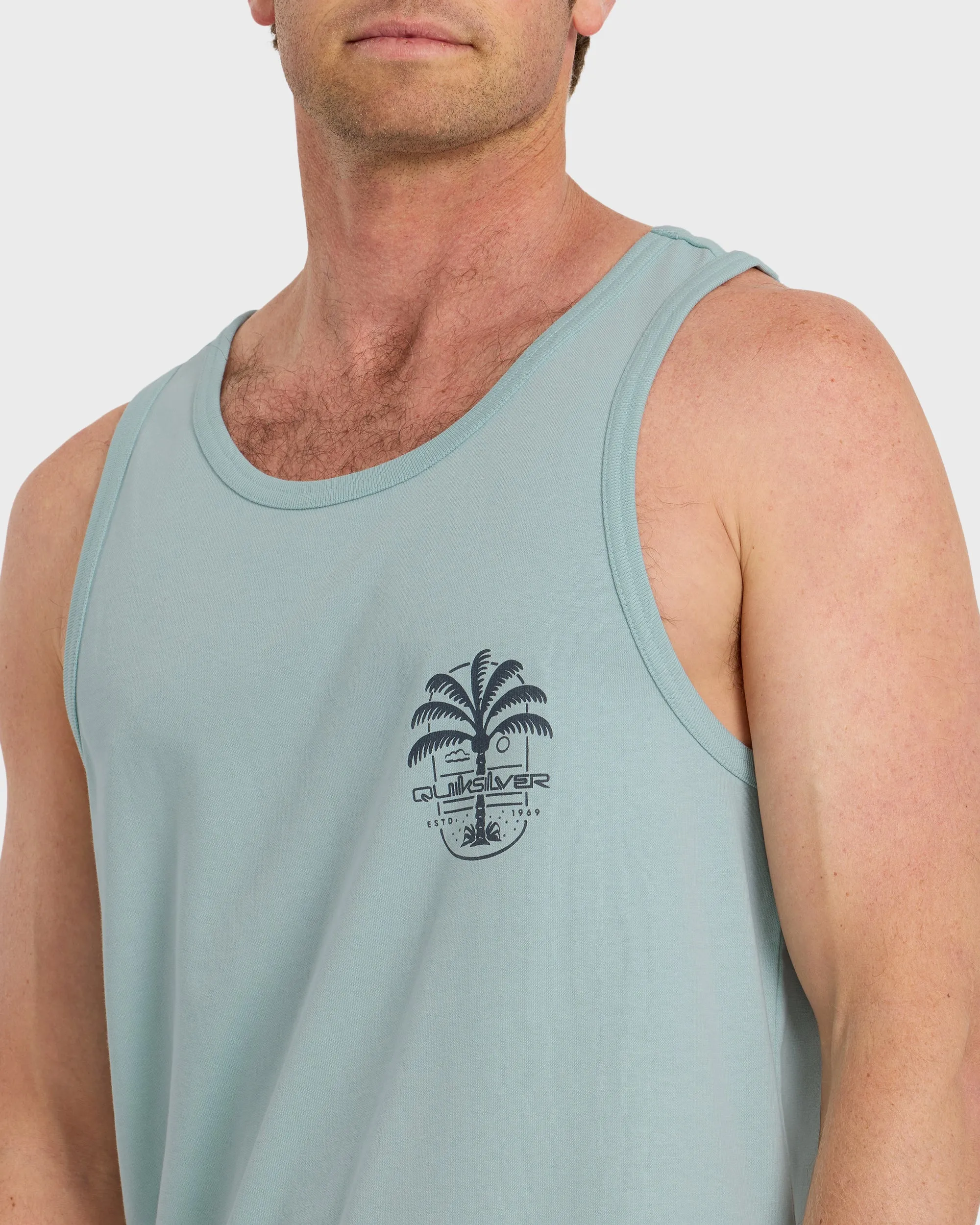 Uno Palm Tank - Blue Haze sold by Quiksilver product image thumbnail 5