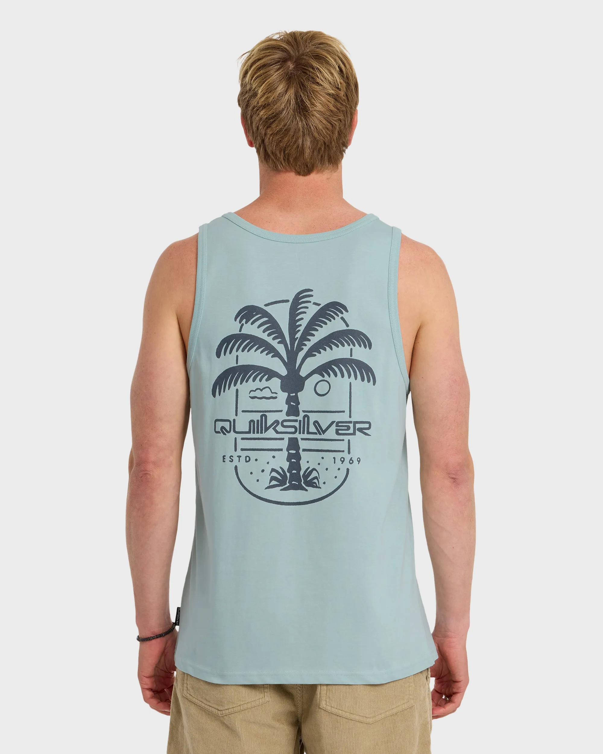 Uno Palm Tank - Blue Haze sold by Quiksilver product image thumbnail 2