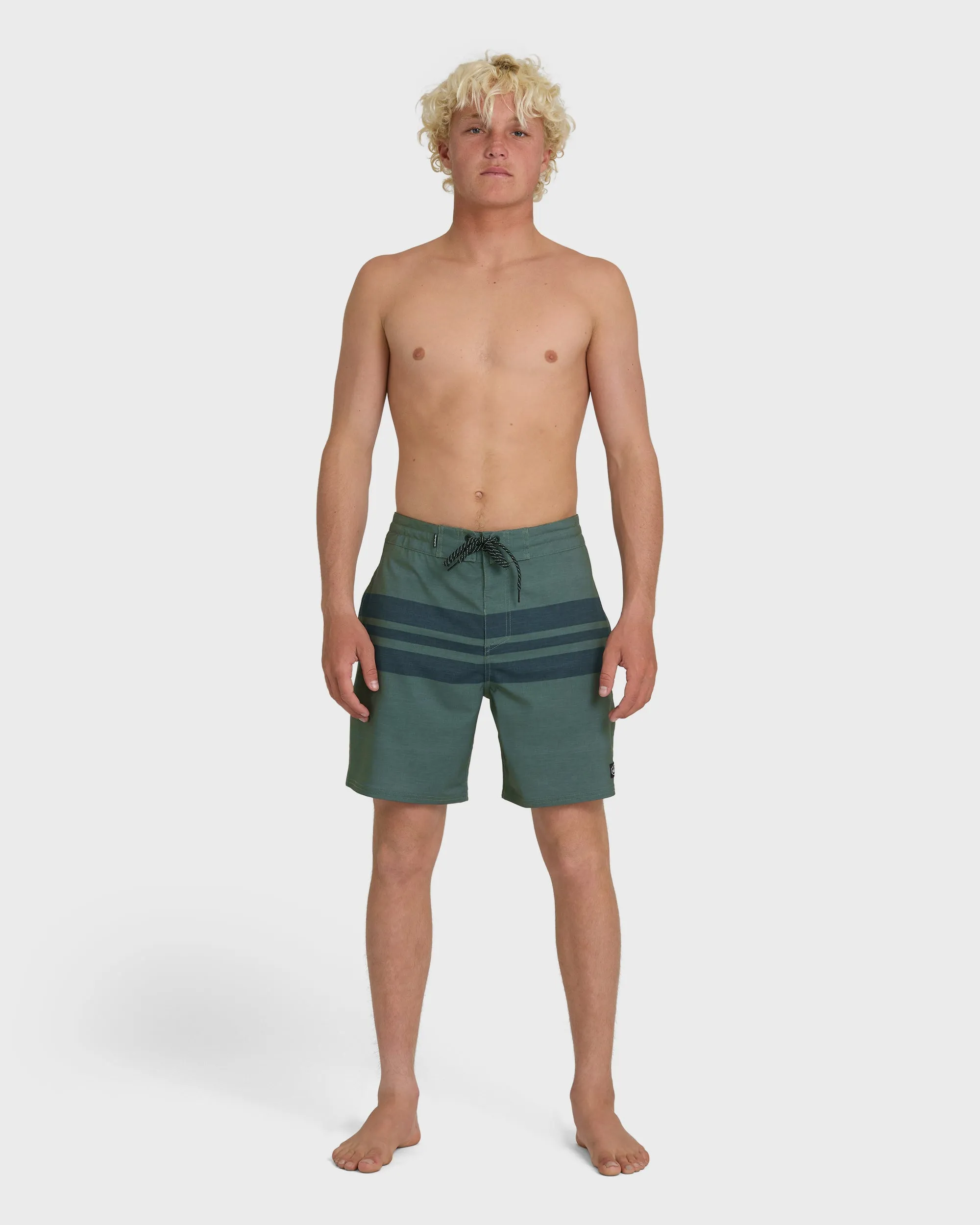 Surfsilk Street Trunk Stripe 18" Boardshorts - Grape Leaf sold by Quiksilver product image thumbnail 3