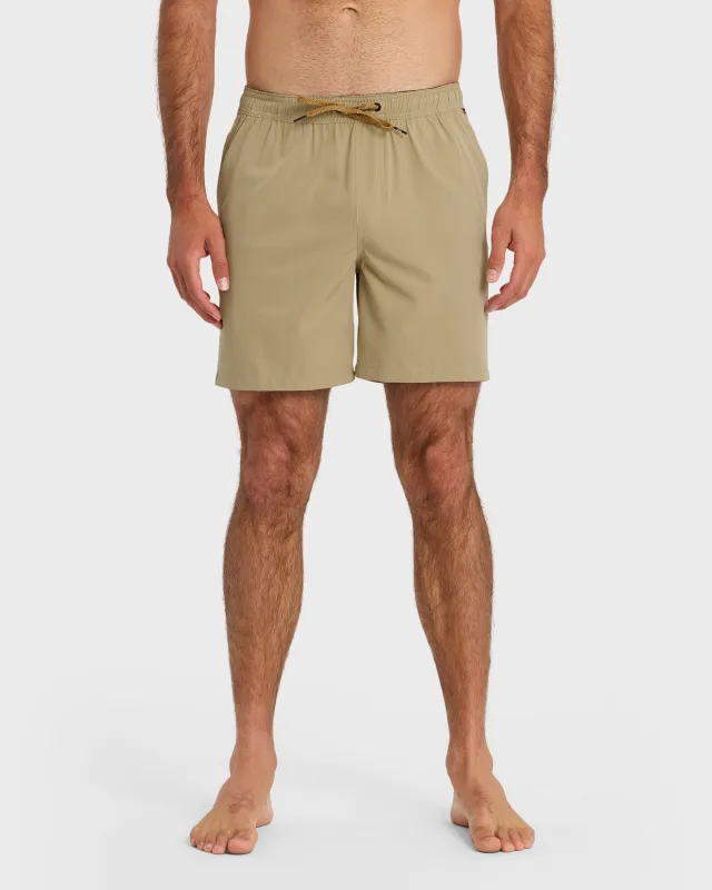 Taxer Amphibian 18" Hybrid Shorts - Twill sold by Quiksilver
