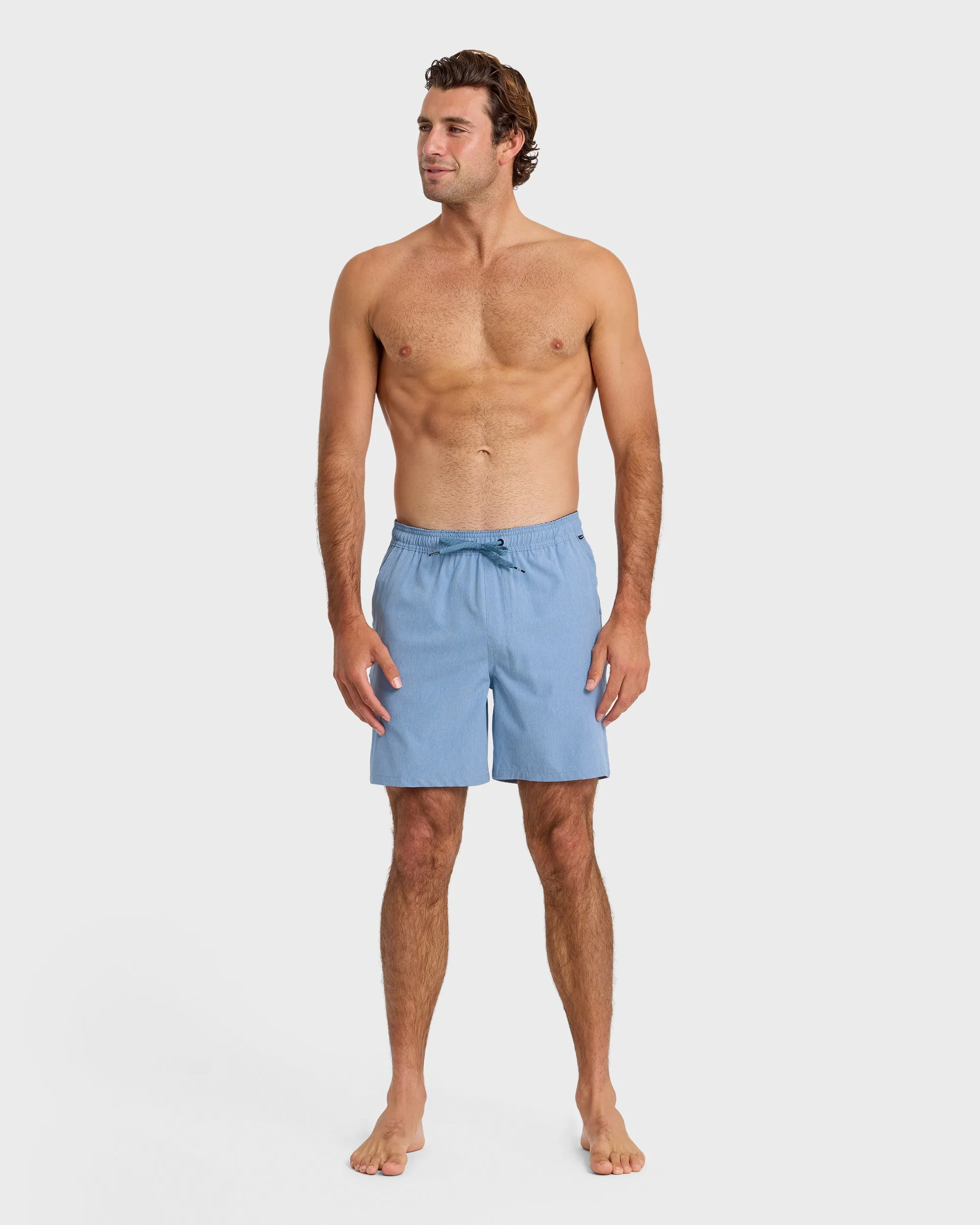 Taxer Heather Amphibian 18" Hybrid Shorts - Riviera sold by Quiksilver product image thumbnail 3