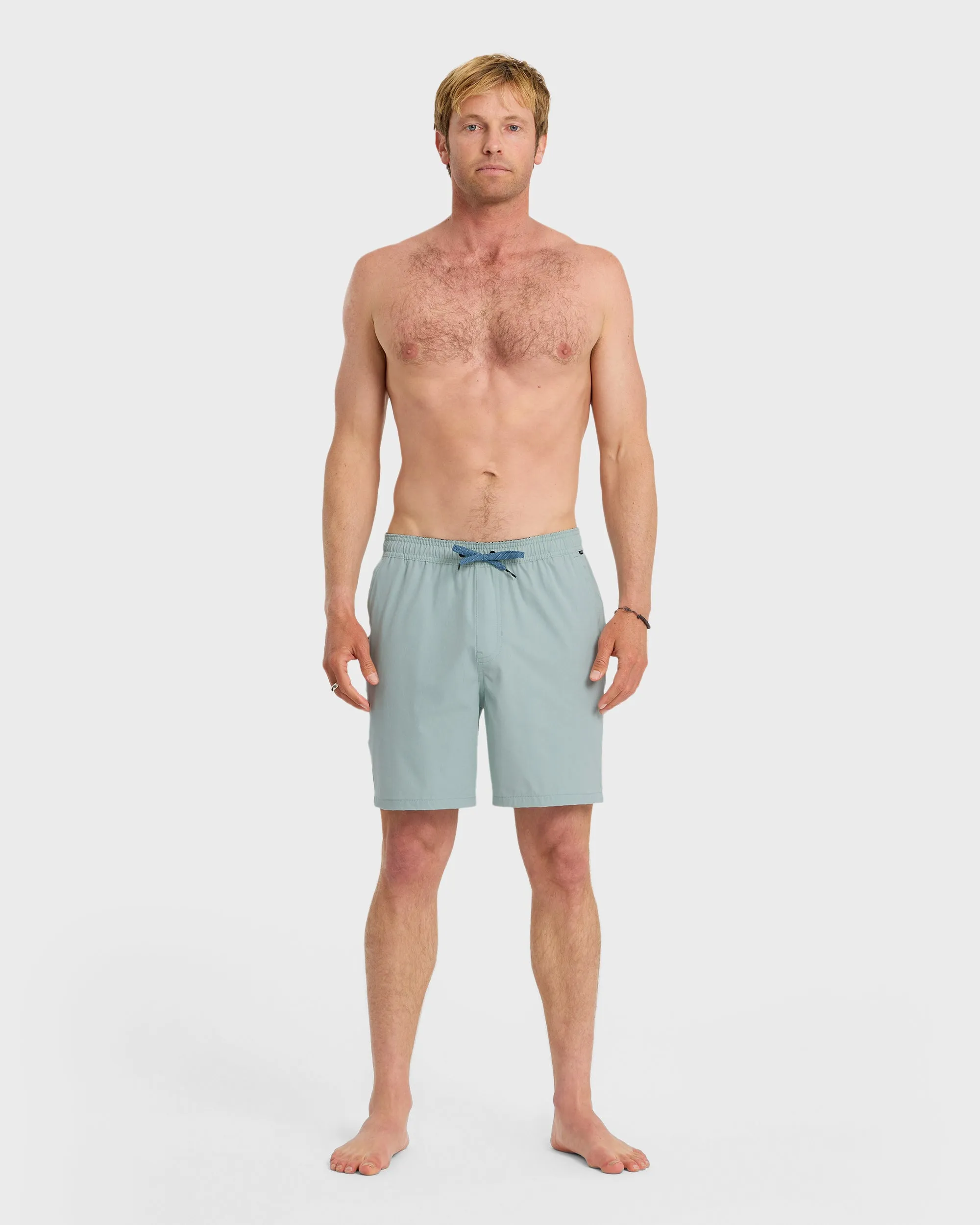 Taxer Heather Amphibian 18" Hybrid Shorts - Blue Haze sold by Quiksilver product image thumbnail 3