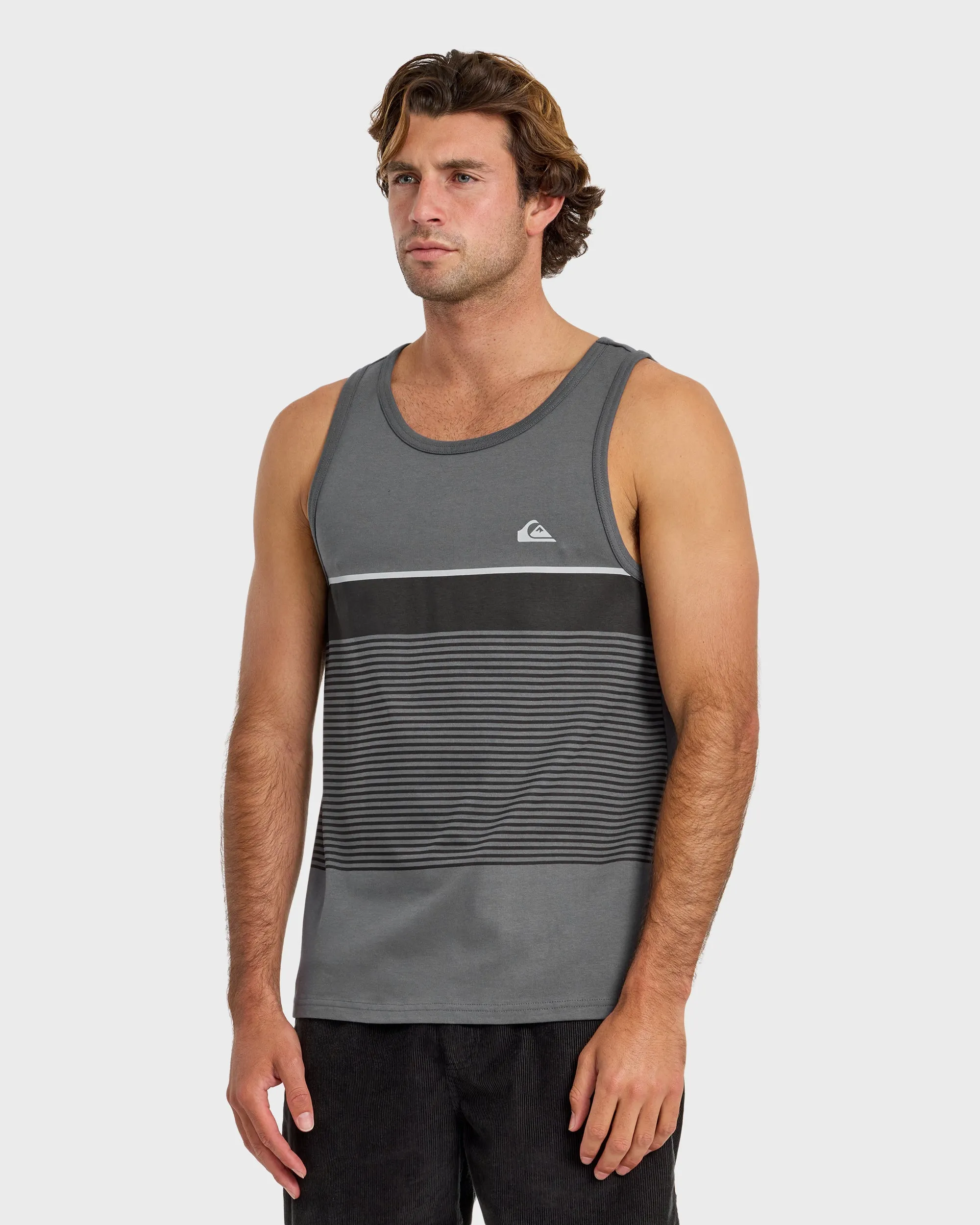 Tijuana Striped Tank - Iron Gate sold by Quiksilver product image thumbnail 4