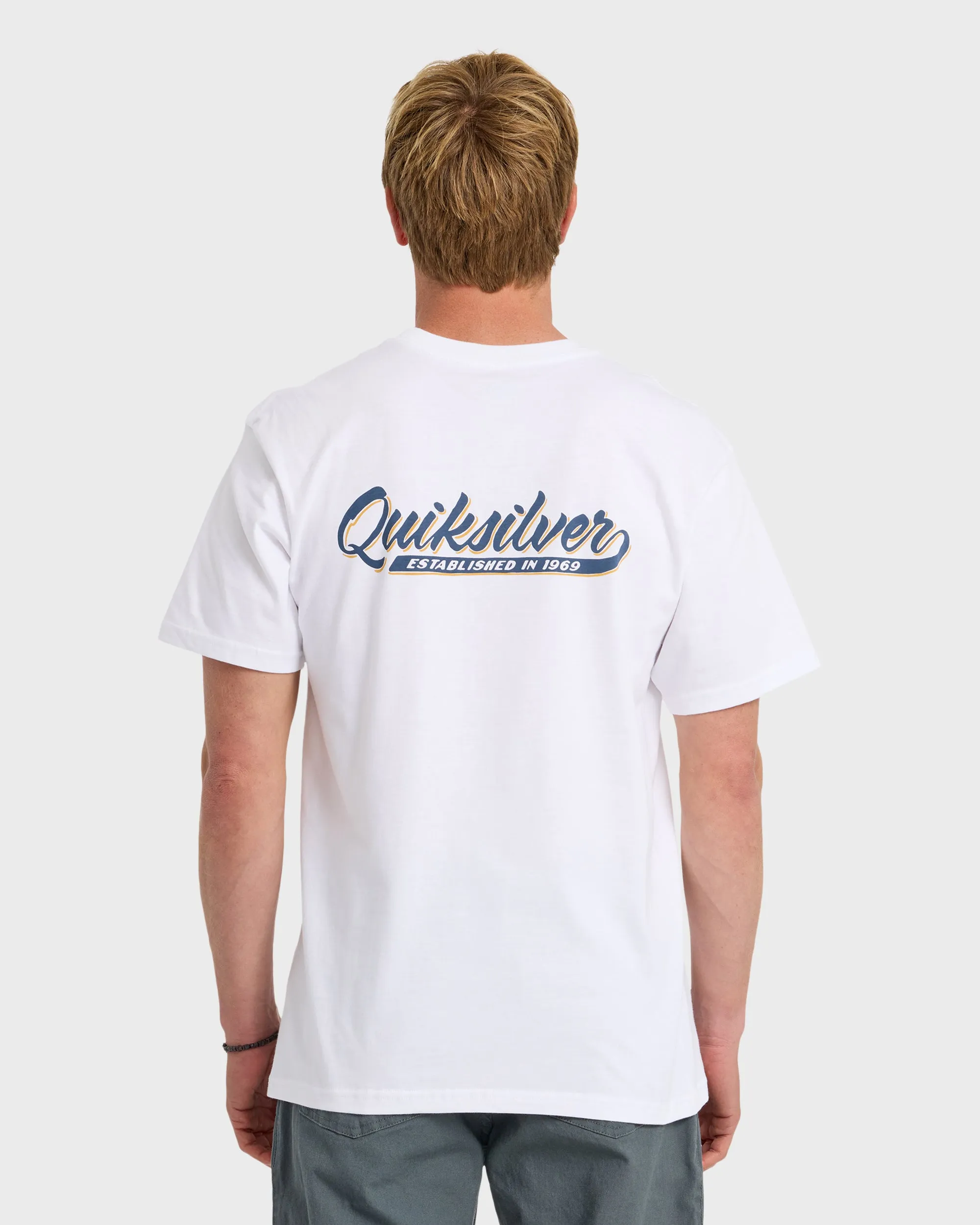 Thick To Thin Graphic Short Sleeve T-Shirt - White sold by Quiksilver product image thumbnail 2