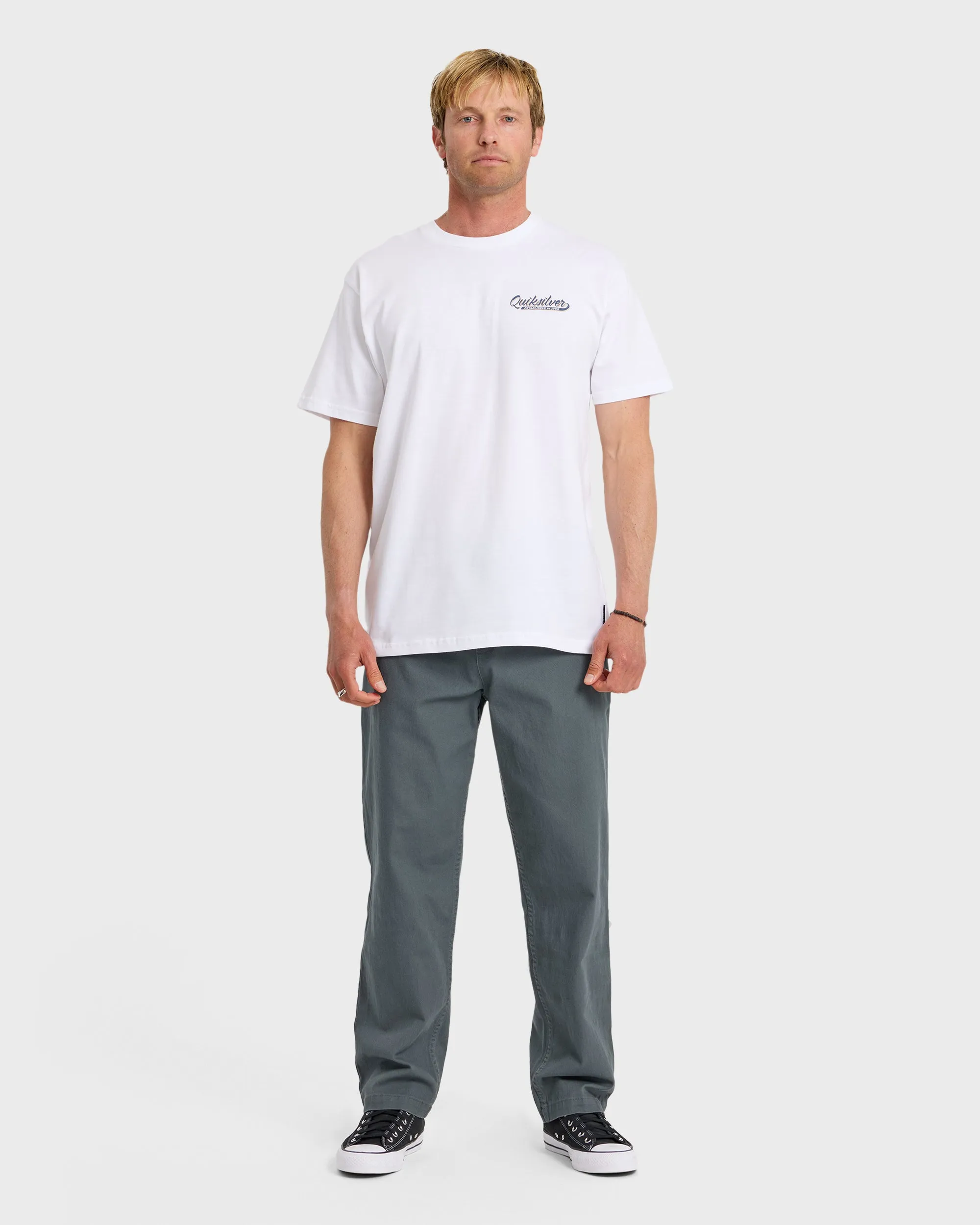 Thick To Thin Graphic Short Sleeve T-Shirt - White sold by Quiksilver product image thumbnail 3