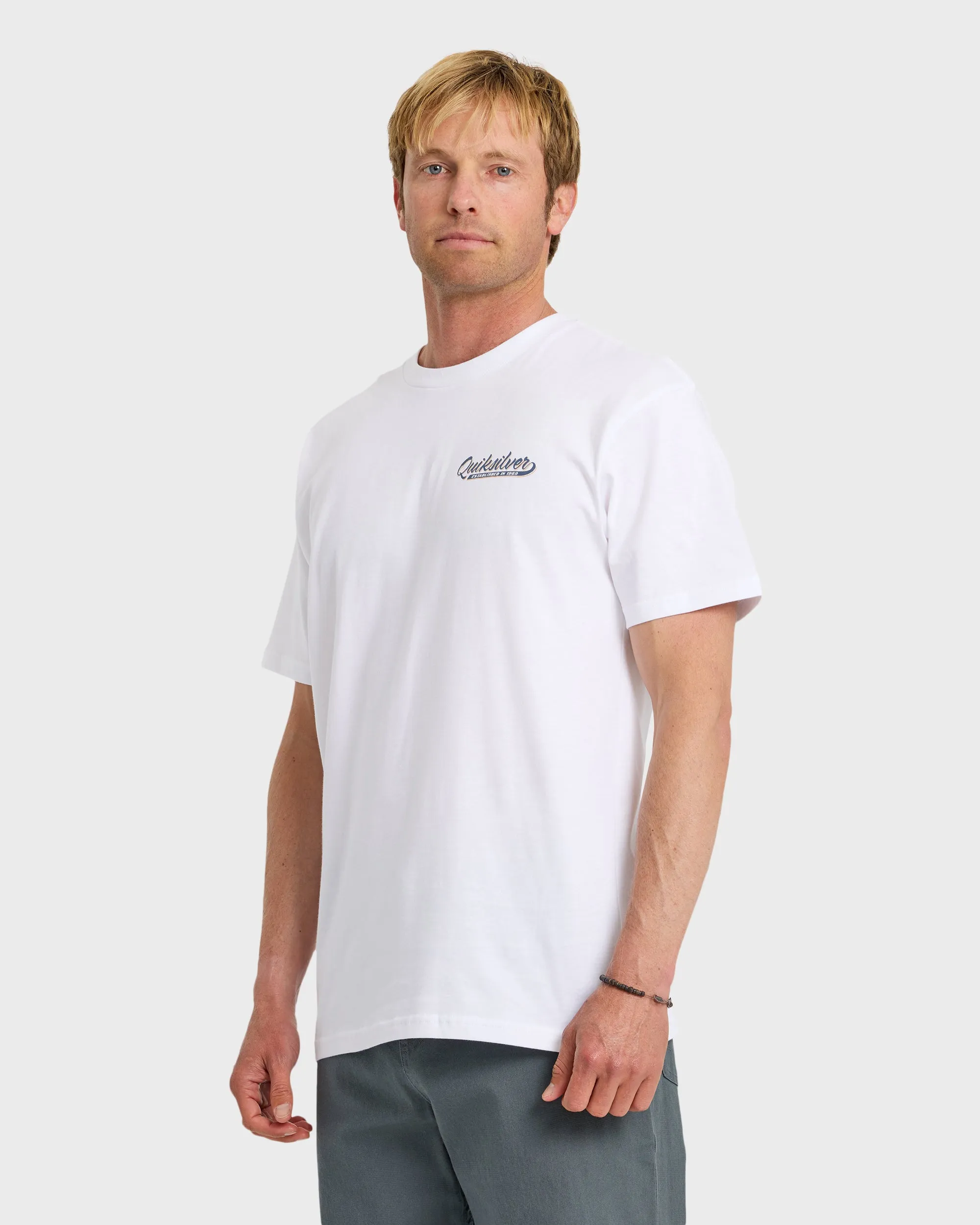 Thick To Thin Graphic Short Sleeve T-Shirt - White sold by Quiksilver product image thumbnail 4