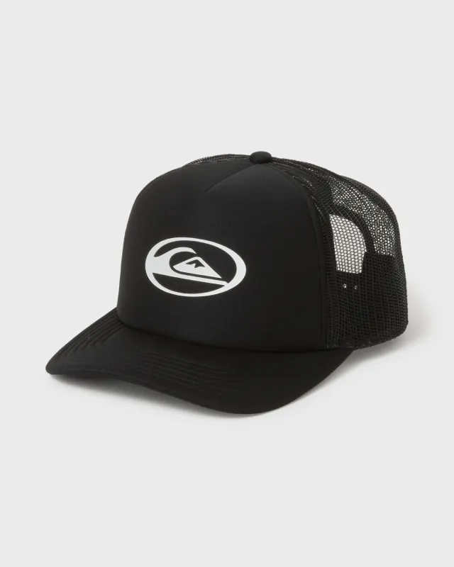 Saturn Foamslayer Foam Trucker Hat - Black made by Quiksilver