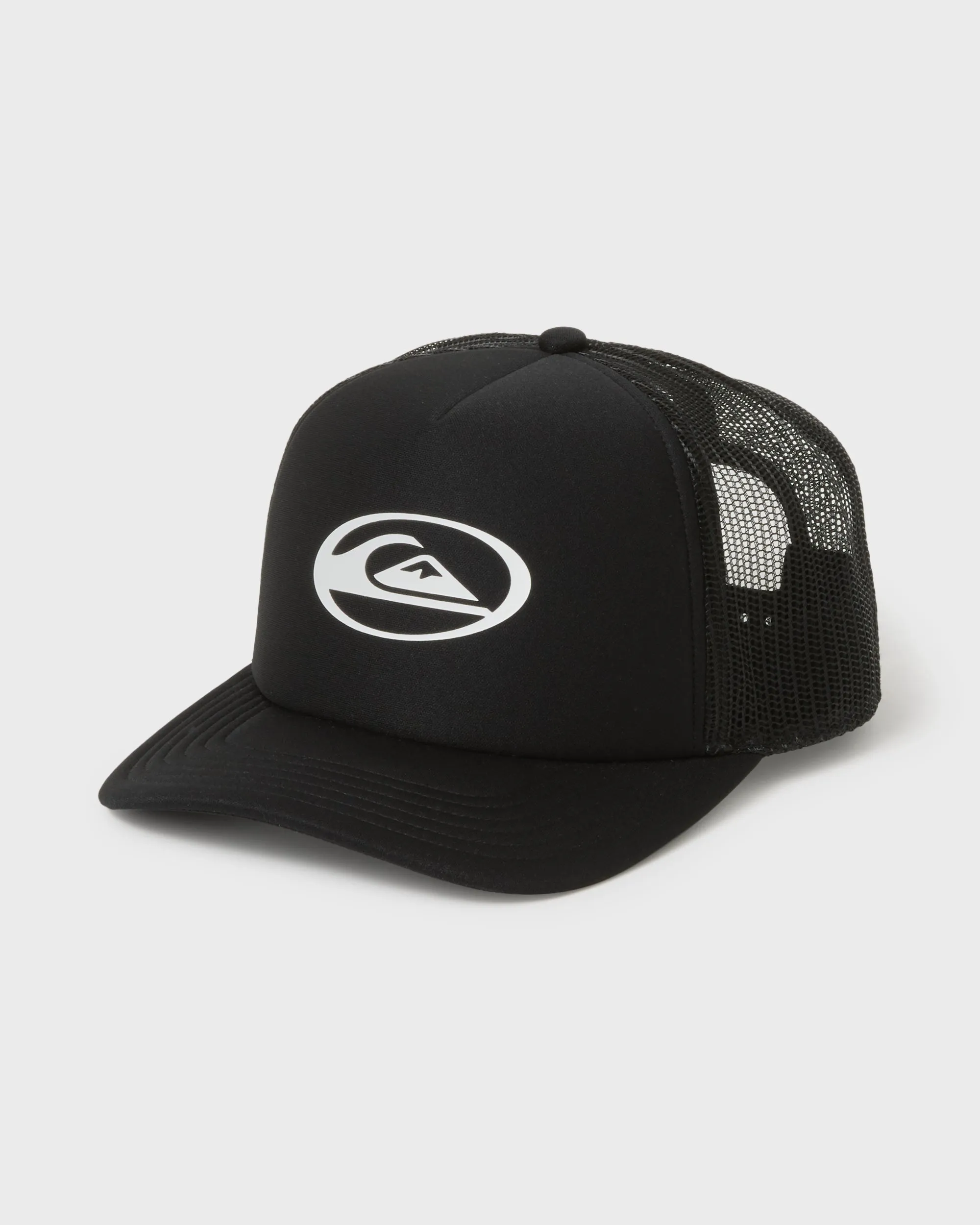 Saturn Foamslayer Foam Trucker Hat - Black sold by Quiksilver