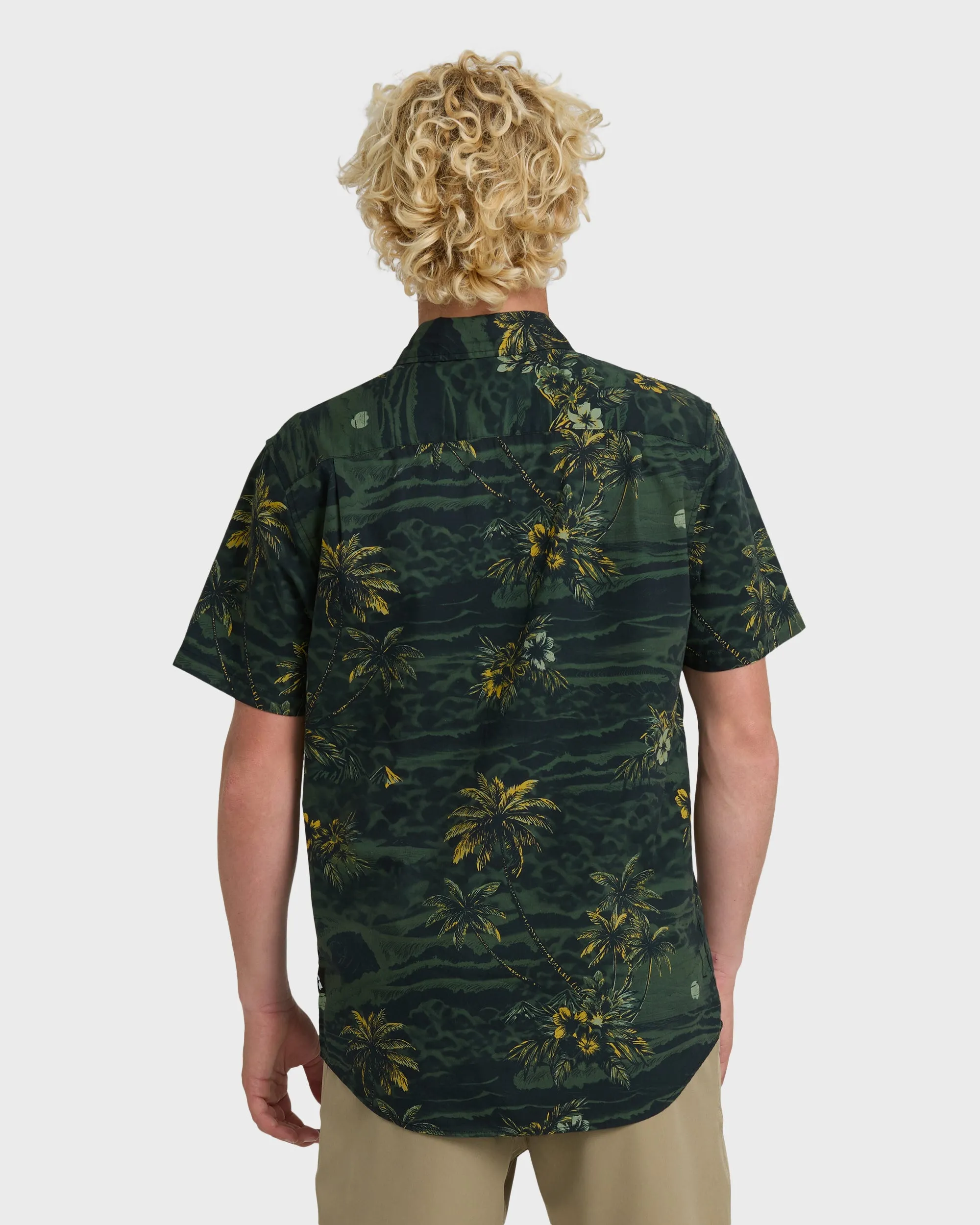 Sundown Stretch Classic Short Sleeve Shirt - Anthracite sold by Quiksilver product image thumbnail 2