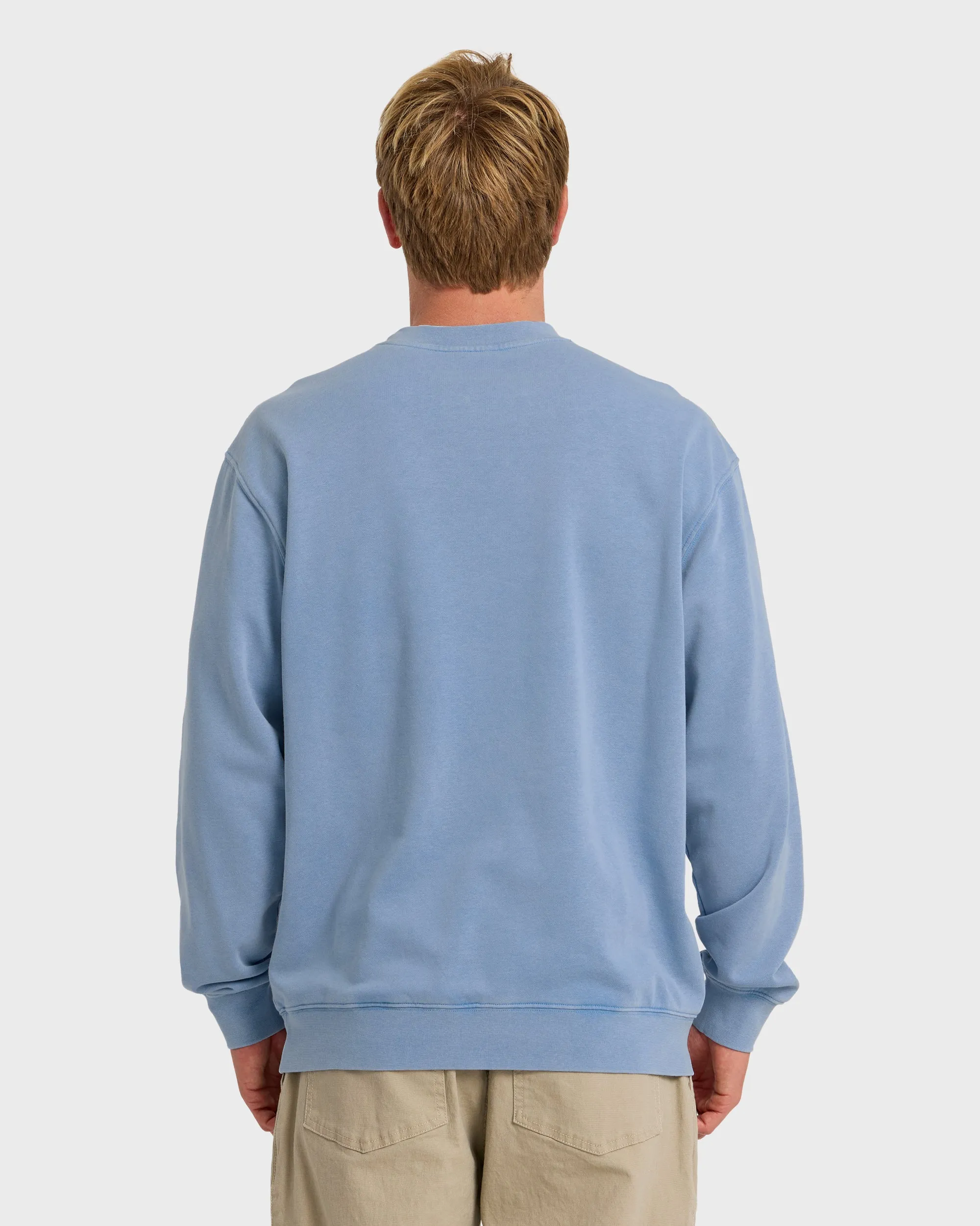Saltwater Mineral Wash Crewneck Sweatshirt - Riviera sold by Quiksilver product image thumbnail 2