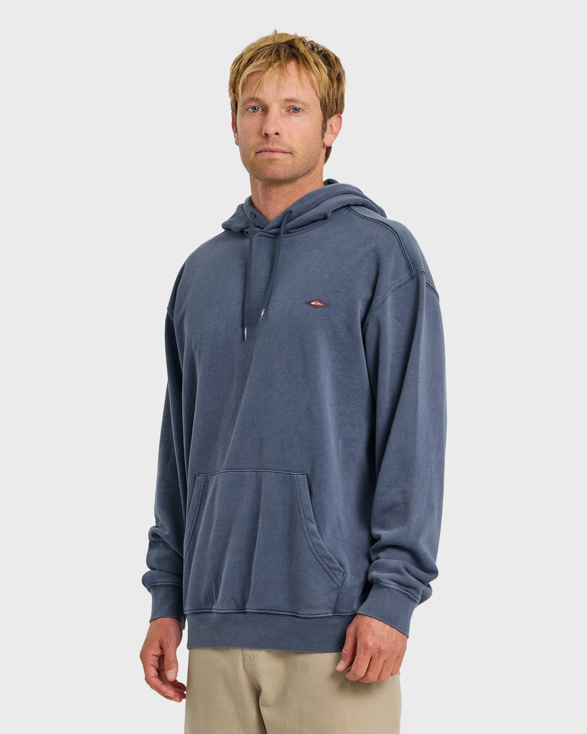 Saltwater Mineral Wash Pullover Hoodie - Dark Denim sold by Quiksilver product image thumbnail 4
